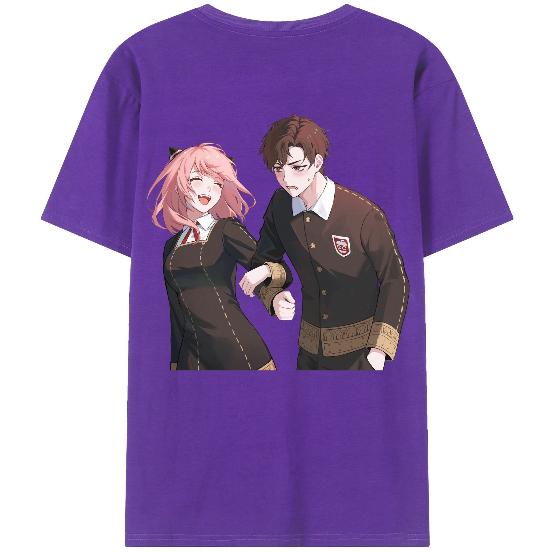 （画像用） SPY×FAMILY间谍家家酒 綿100％半袖Tシャツ（背面プリント）