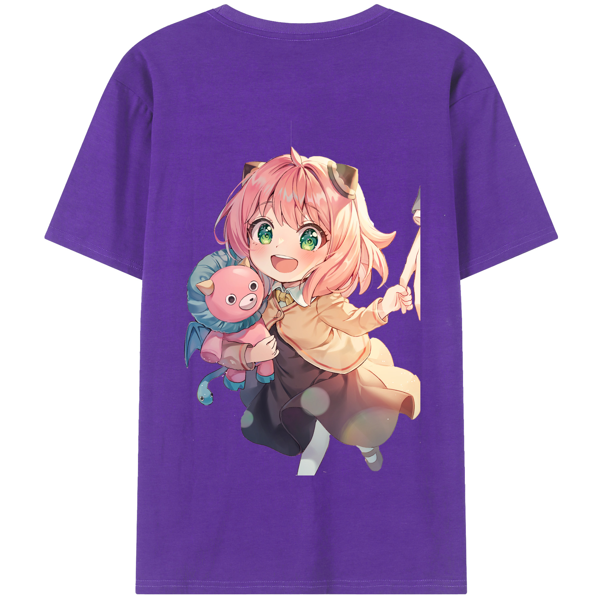 （画像用） SPY×FAMILY间谍家家酒 綿100％半袖Tシャツ（背面プリント）