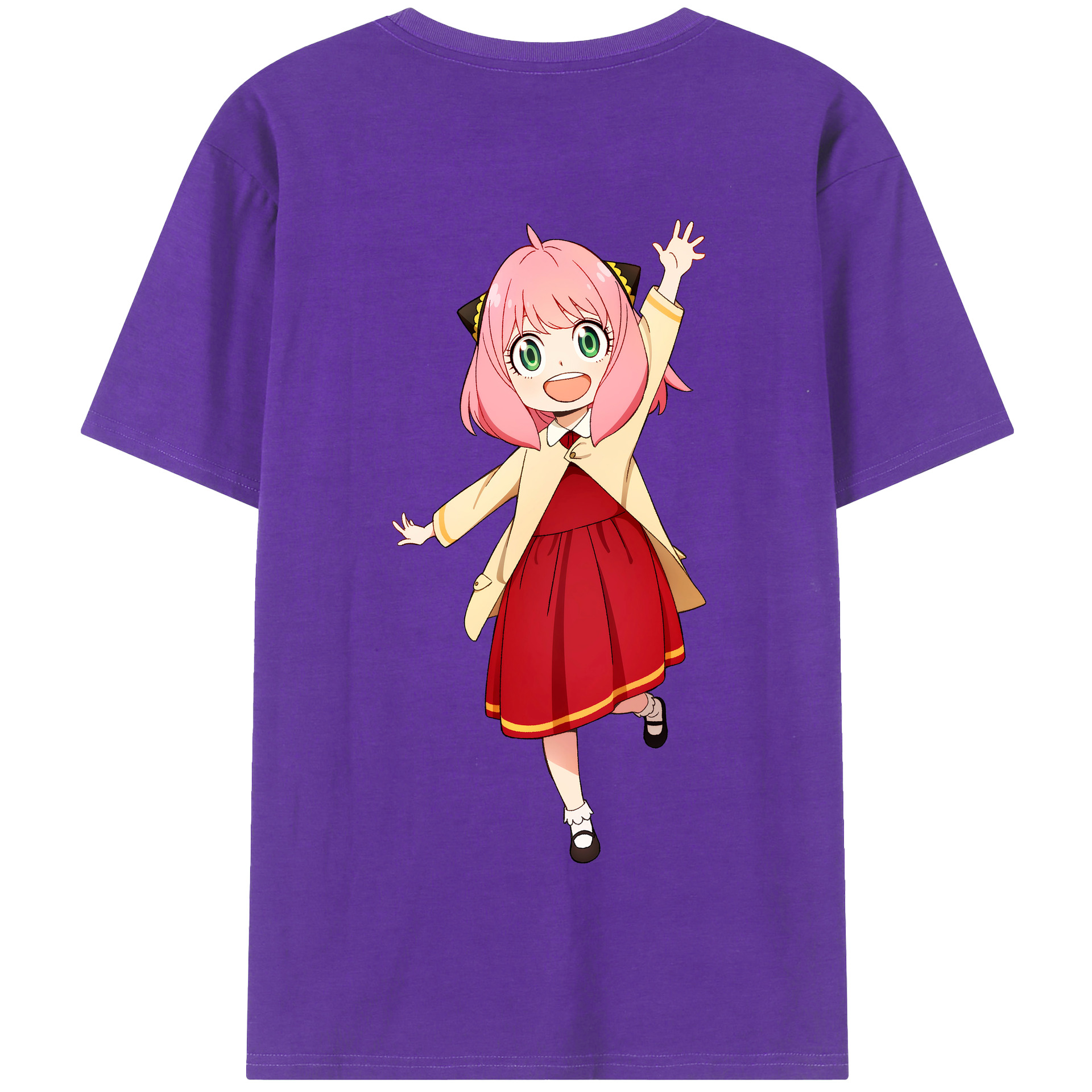 （画像用） SPY×FAMILY间谍家家酒 綿100％半袖Tシャツ（背面プリント）