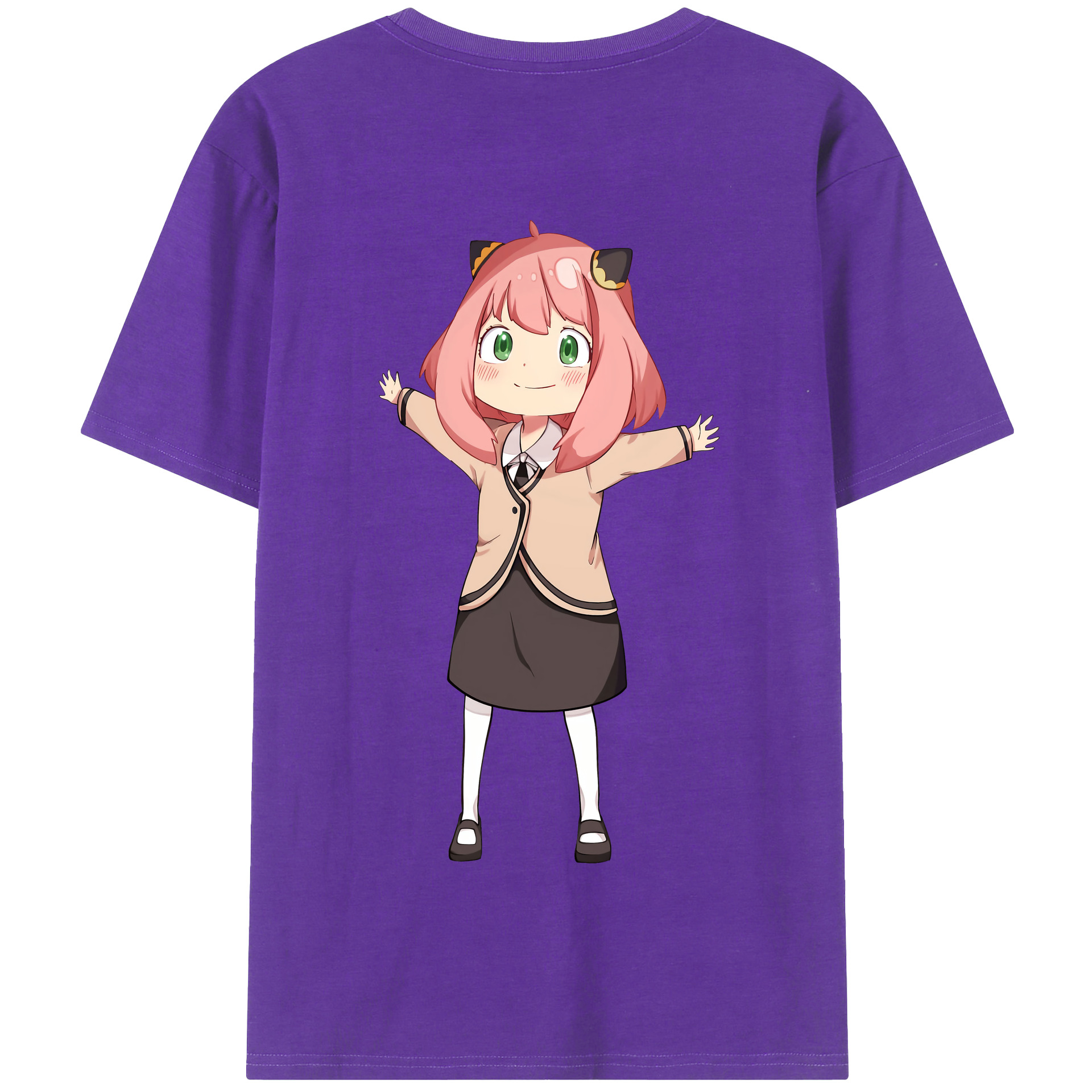 （画像用） SPY×FAMILY间谍家家酒 綿100％半袖Tシャツ（背面プリント）