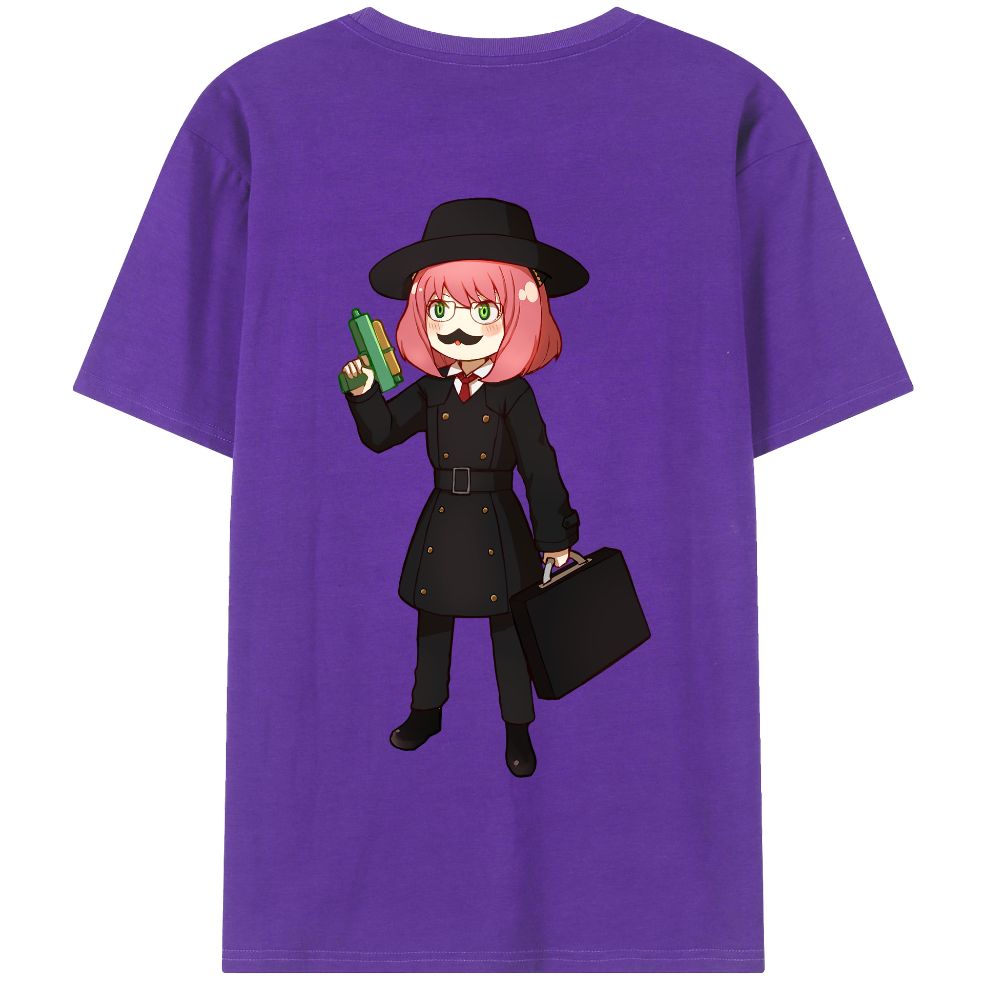 （画像用） SPY×FAMILY间谍家家酒 綿100％半袖Tシャツ（背面プリント）