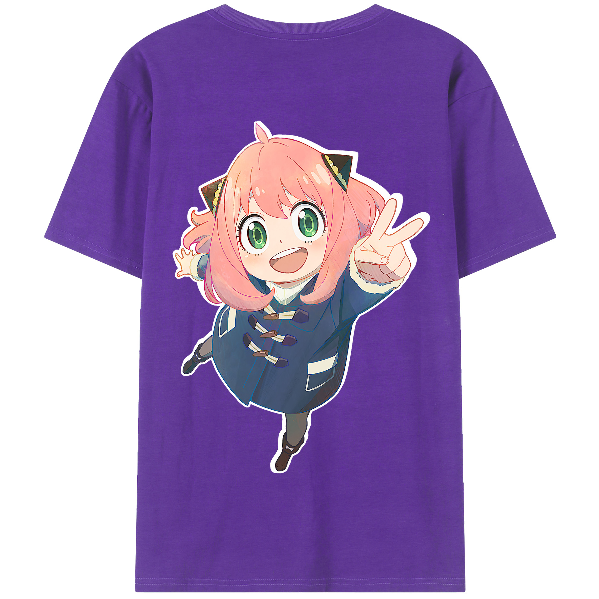 （画像用） SPY×FAMILY间谍家家酒 綿100％半袖Tシャツ（背面プリント）