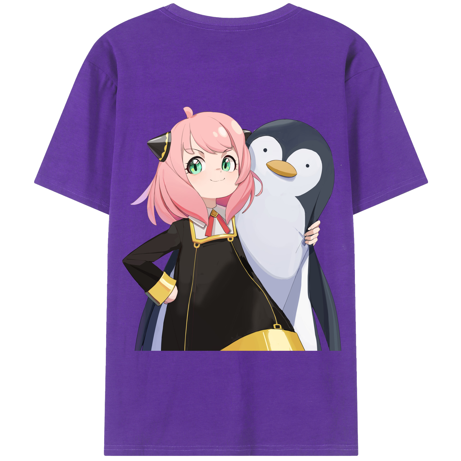 （画像用） SPY×FAMILY间谍家家酒 綿100％半袖Tシャツ（背面プリント）