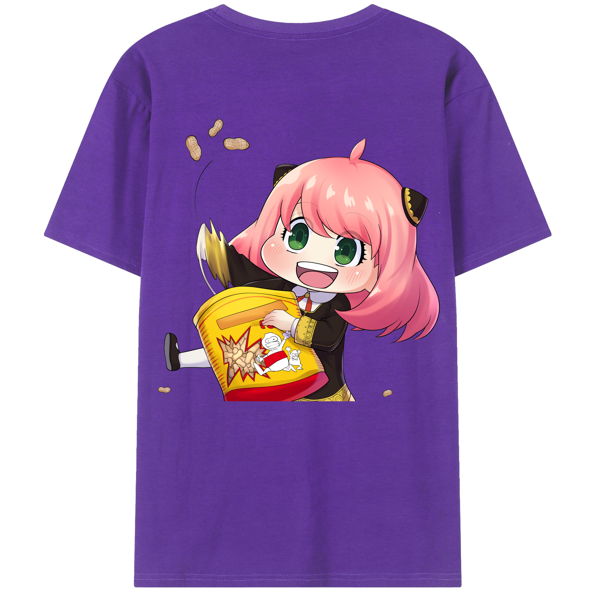 （画像用） SPY×FAMILY间谍家家酒 綿100％半袖Tシャツ（背面プリント）