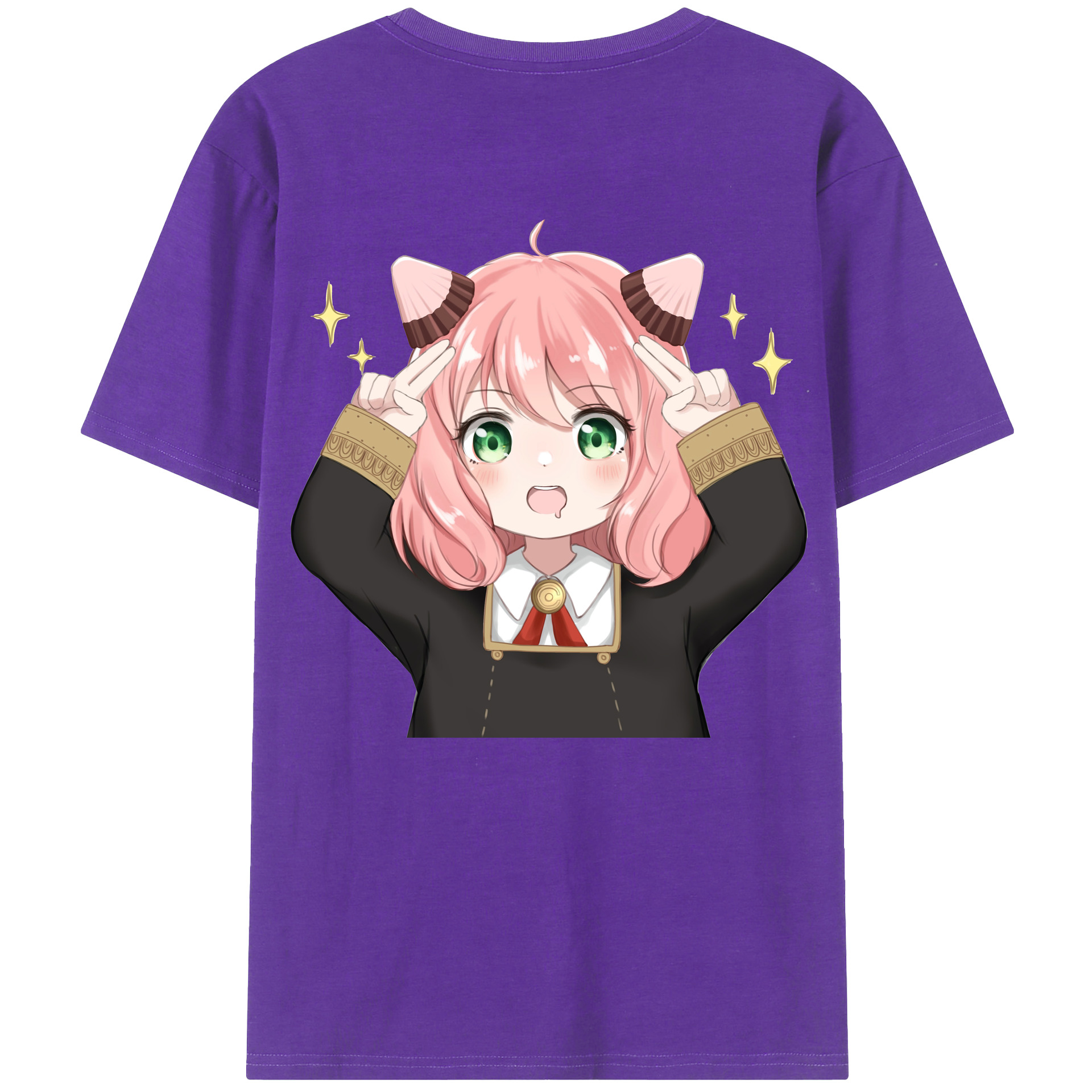 （画像用） SPY×FAMILY间谍家家酒 綿100％半袖Tシャツ（背面プリント）