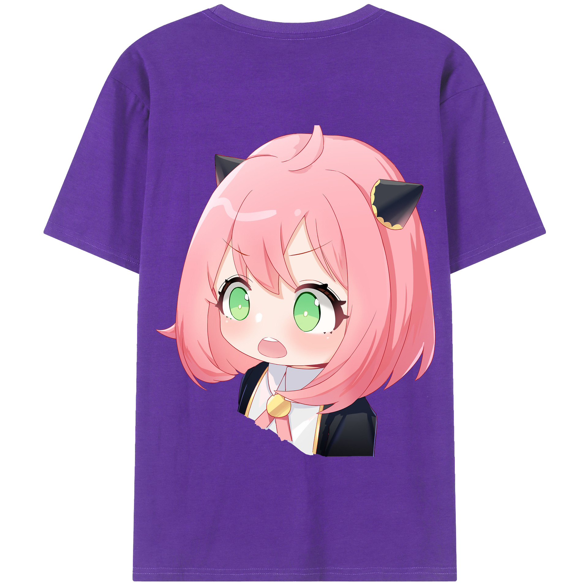 （画像用） SPY×FAMILY间谍家家酒 綿100％半袖Tシャツ（背面プリント）
