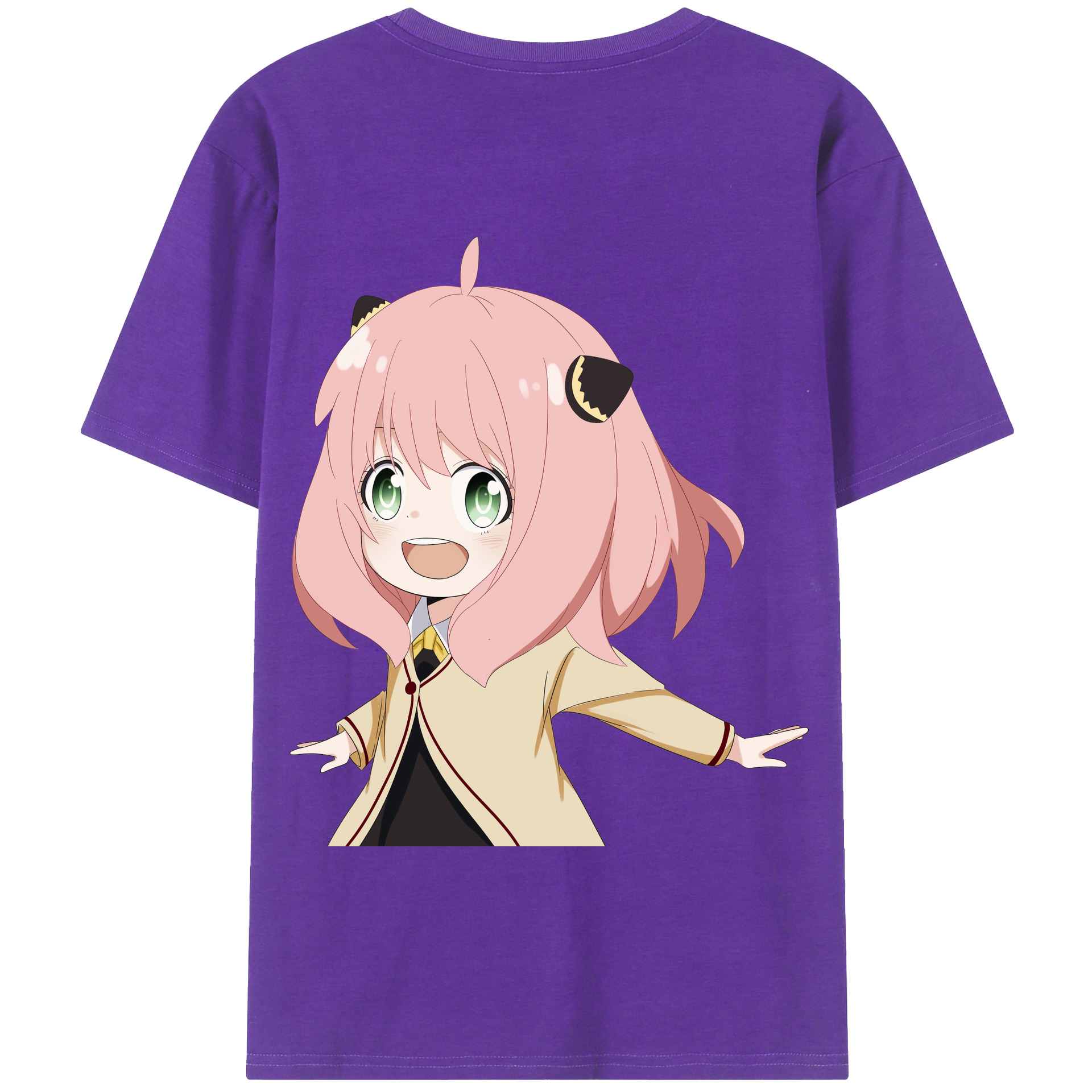 （画像用） SPY×FAMILY间谍家家酒 綿100％半袖Tシャツ（背面プリント）
