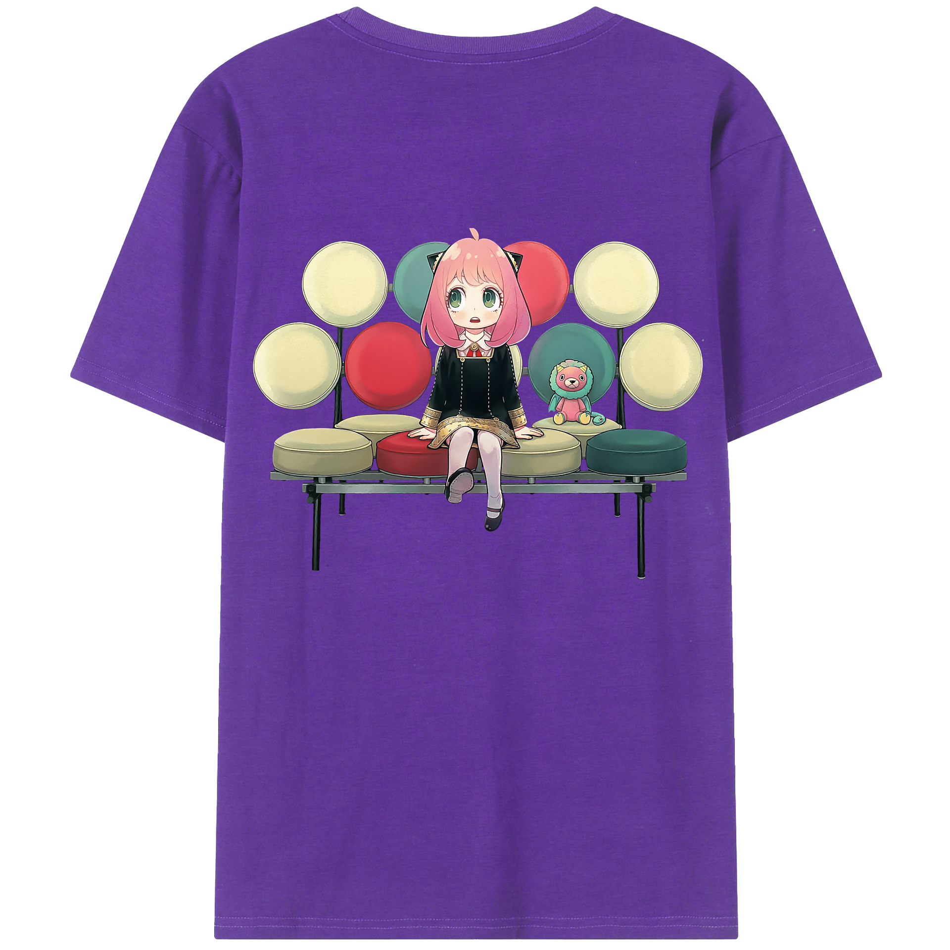 （画像用） SPY×FAMILY间谍家家酒 綿100％半袖Tシャツ（背面プリント）