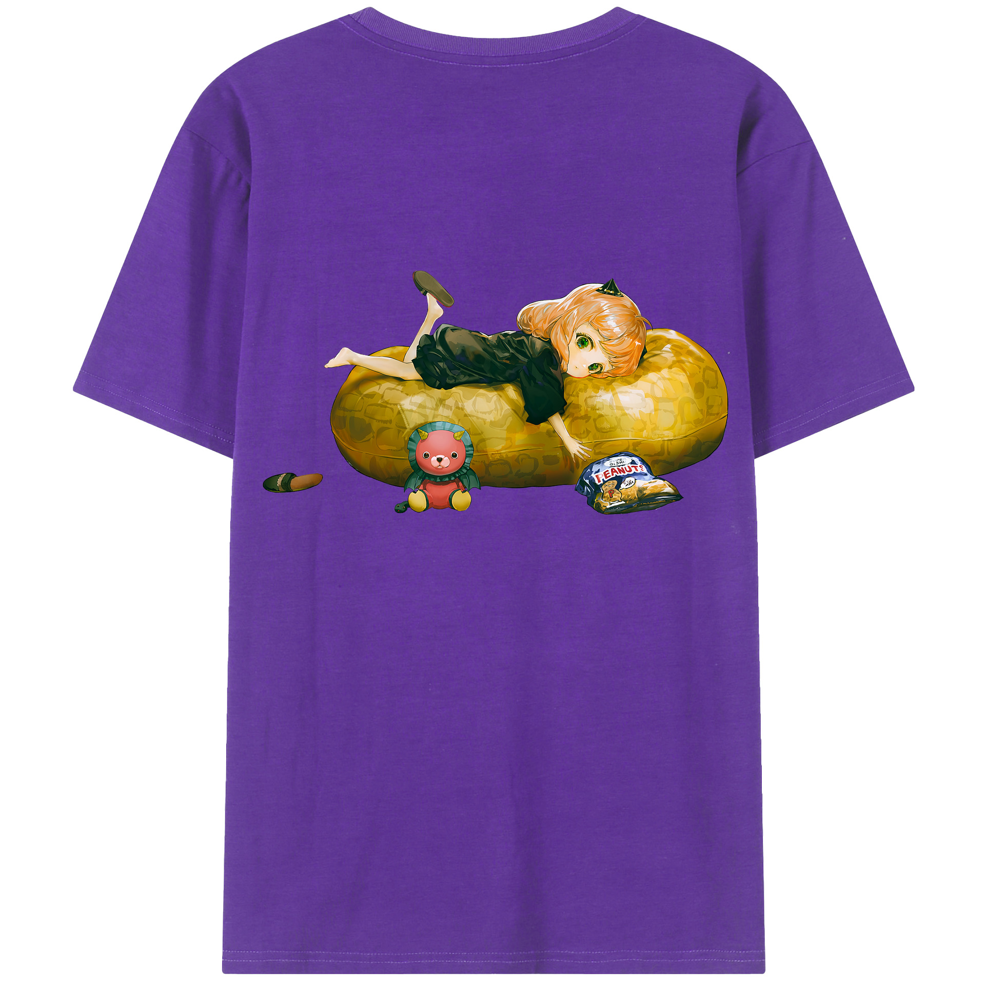 （画像用） SPY×FAMILY间谍家家酒 綿100％半袖Tシャツ（背面プリント）
