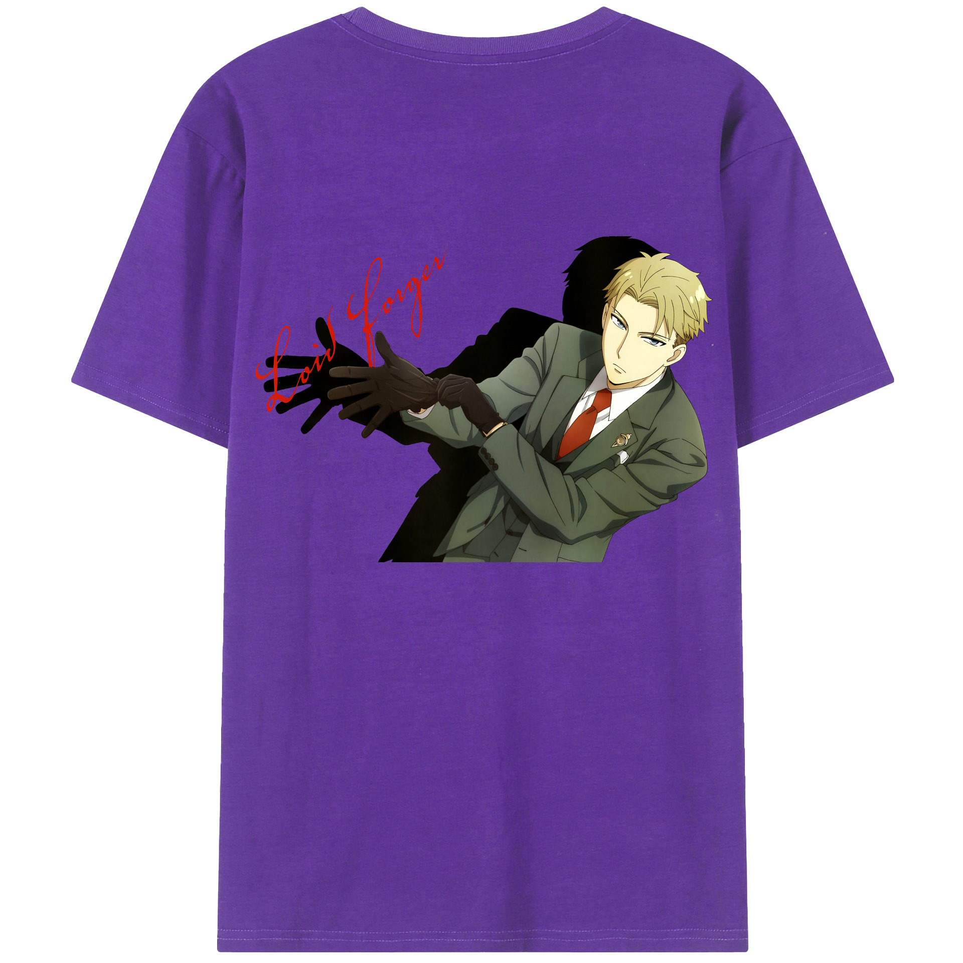 （画像用） SPY×FAMILY间谍家家酒 綿100％半袖Tシャツ（背面プリント）