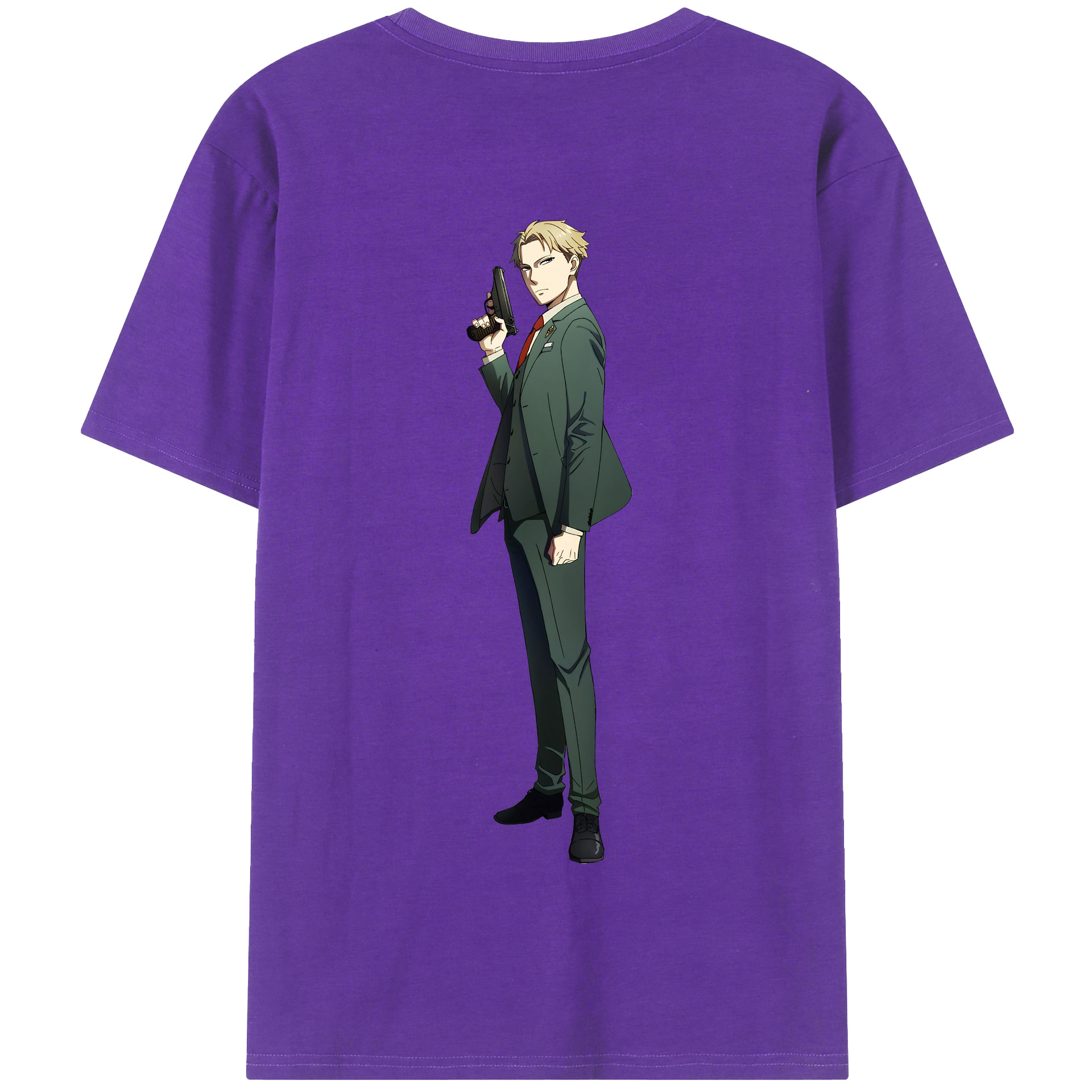 （画像用） SPY×FAMILY间谍家家酒 綿100％半袖Tシャツ（背面プリント）