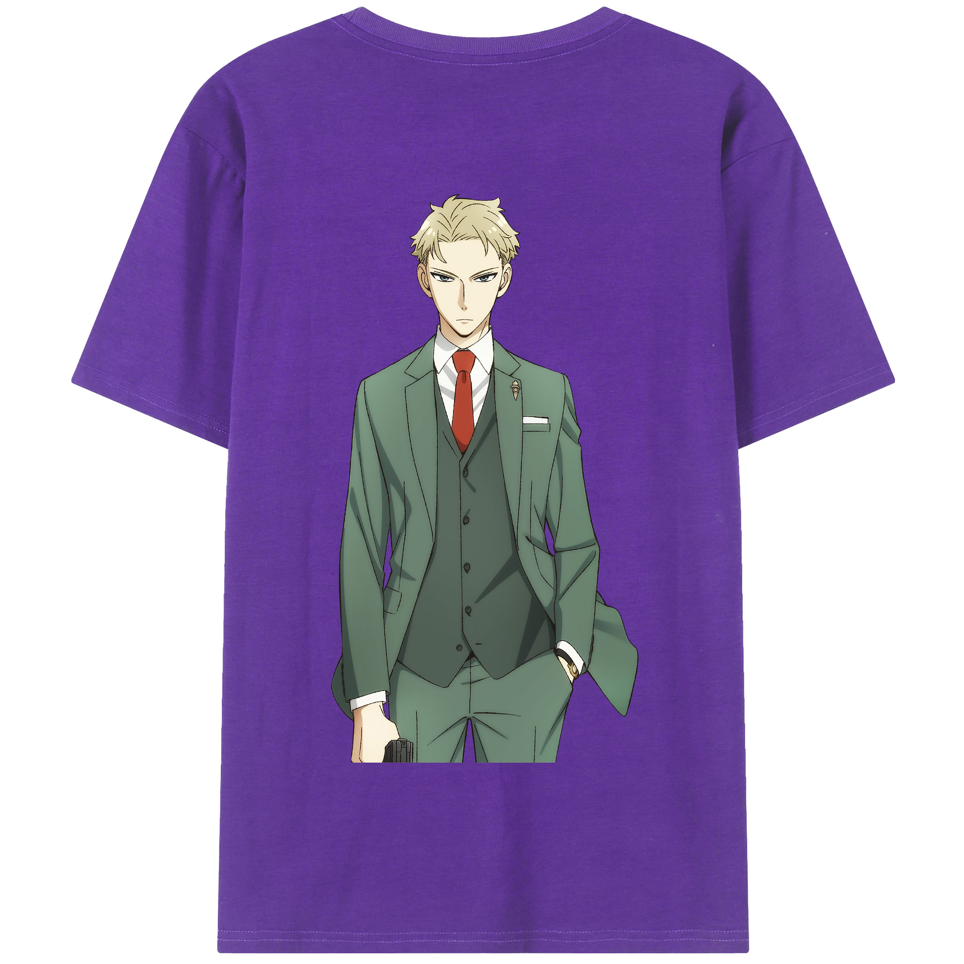 （画像用） SPY×FAMILY间谍家家酒 綿100％半袖Tシャツ（背面プリント）