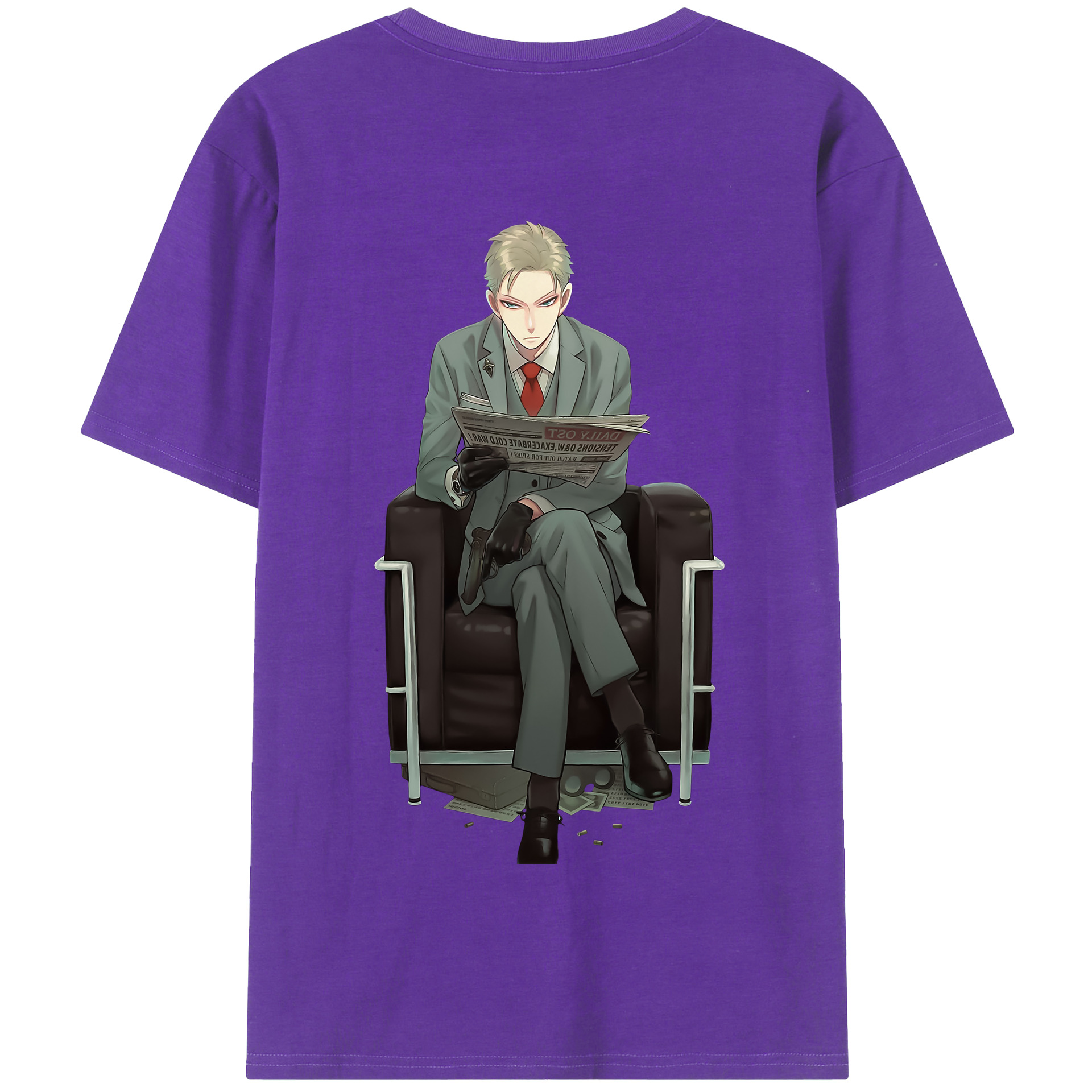 （画像用） SPY×FAMILY间谍家家酒 綿100％半袖Tシャツ（背面プリント）