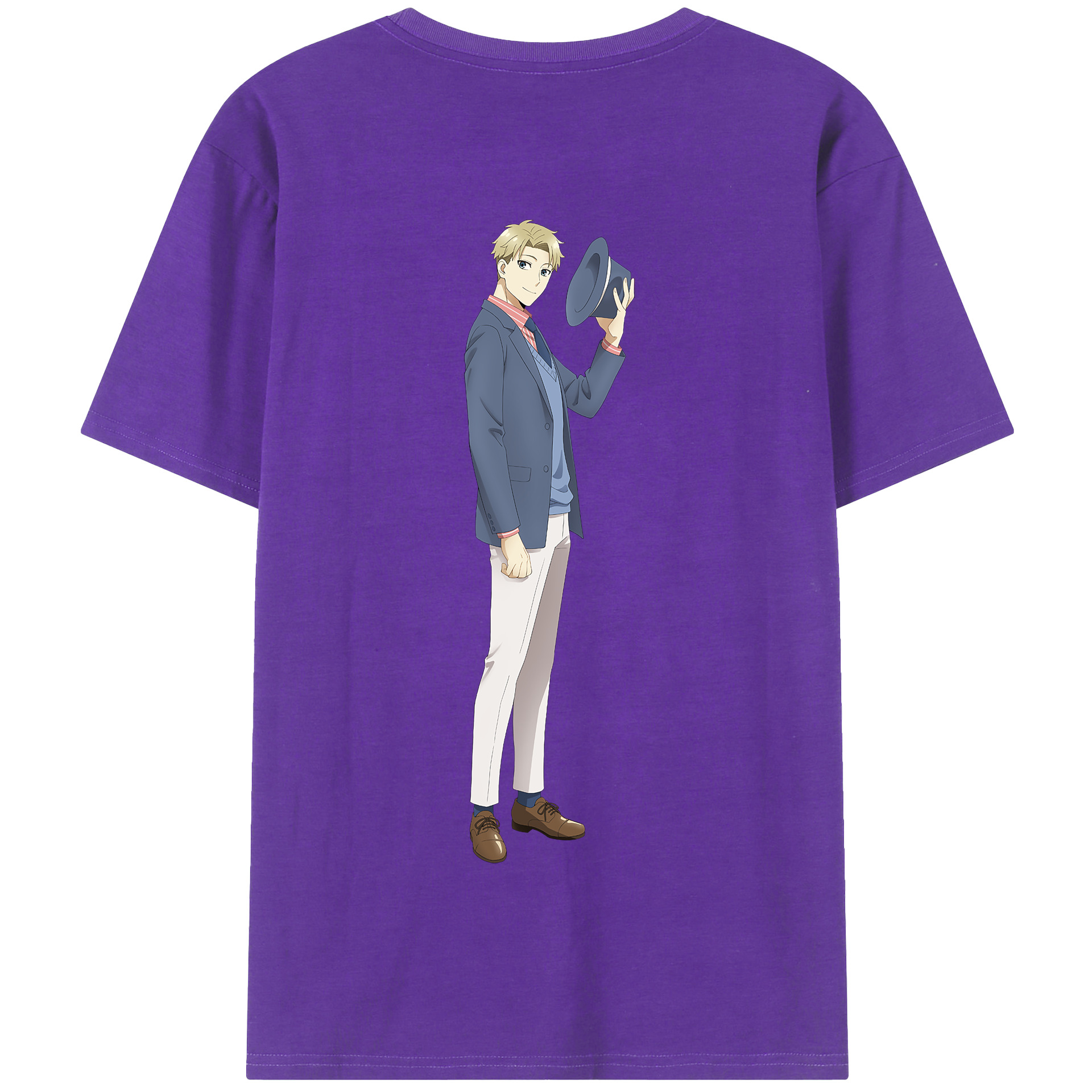 （画像用） SPY×FAMILY间谍家家酒 綿100％半袖Tシャツ（背面プリント）