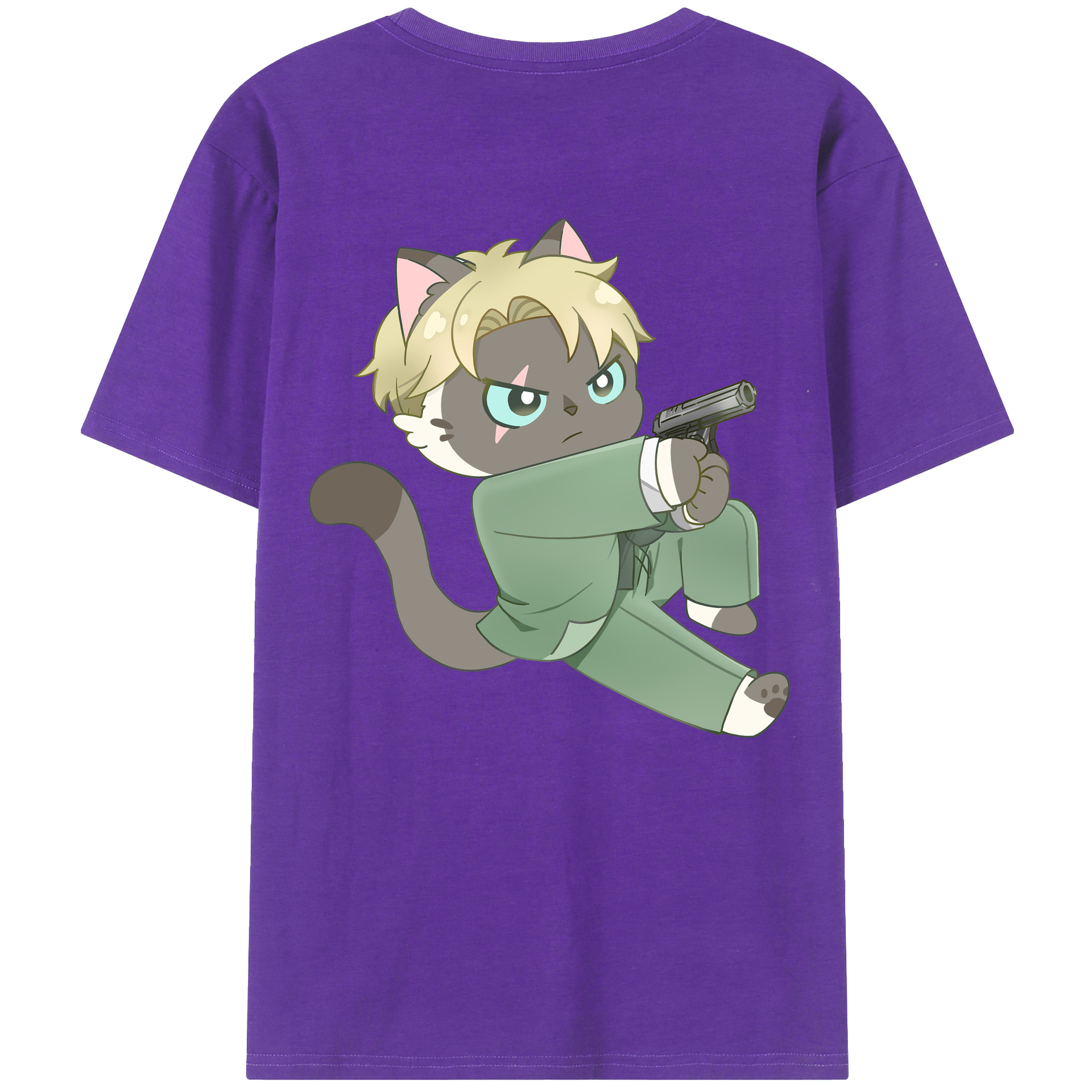（画像用） SPY×FAMILY间谍家家酒 綿100％半袖Tシャツ（背面プリント）