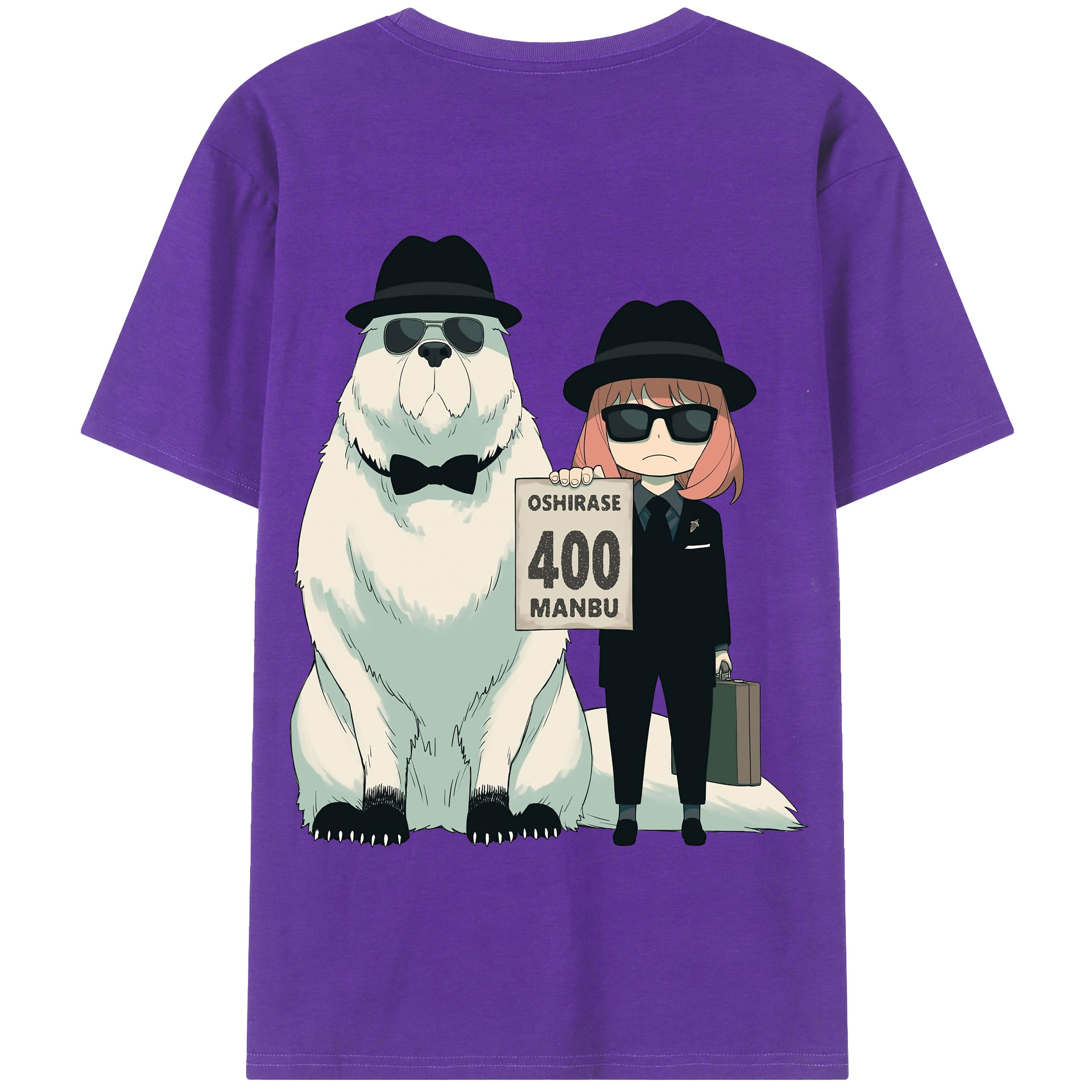 （画像用） SPY×FAMILY间谍家家酒 綿100％半袖Tシャツ（背面プリント）