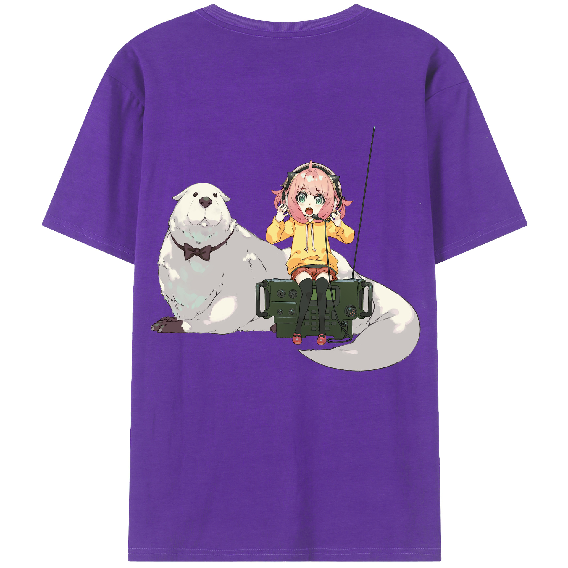 （画像用） SPY×FAMILY间谍家家酒 綿100％半袖Tシャツ（背面プリント）