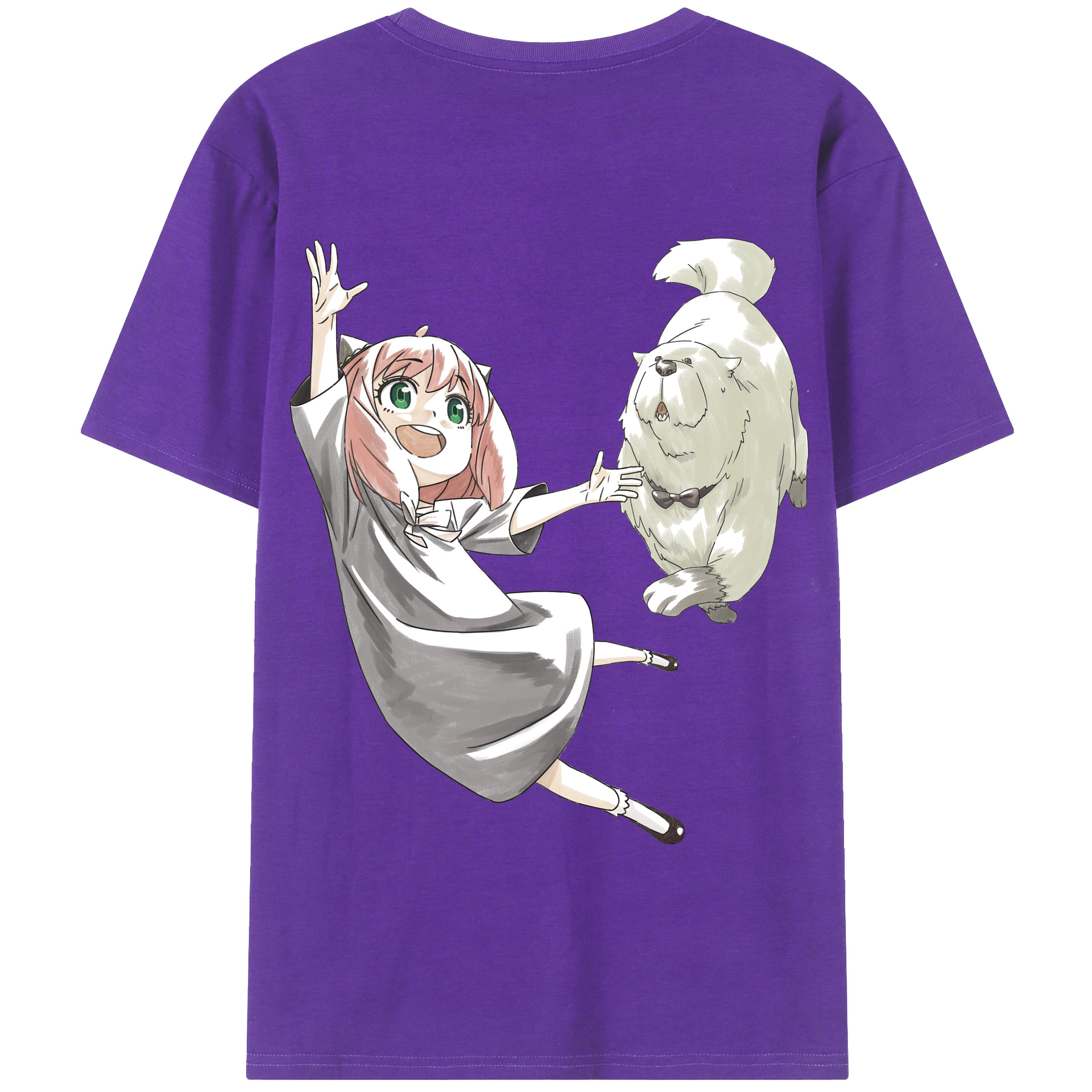 （画像用） SPY×FAMILY间谍家家酒 綿100％半袖Tシャツ（背面プリント）