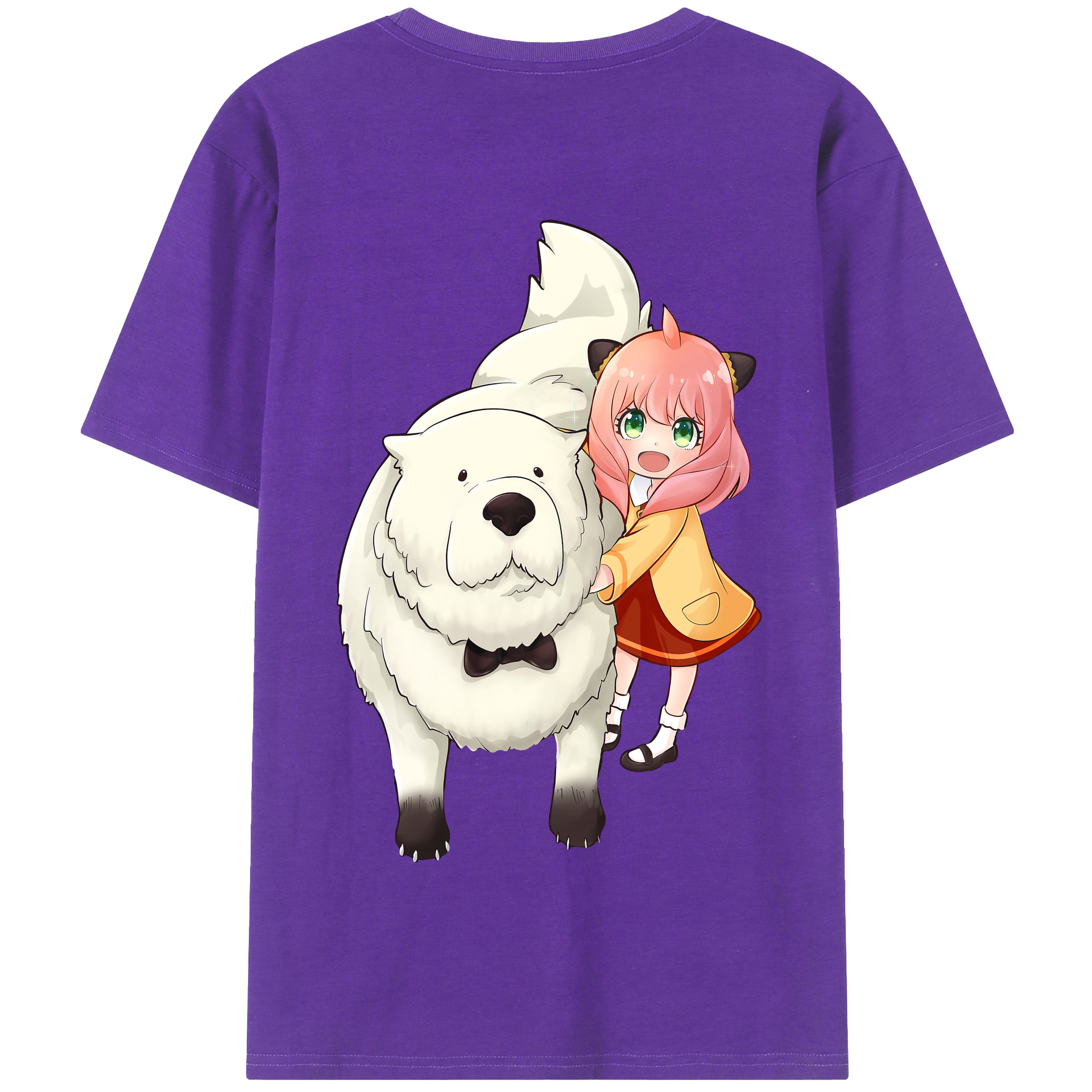 （画像用） SPY×FAMILY间谍家家酒 綿100％半袖Tシャツ（背面プリント）