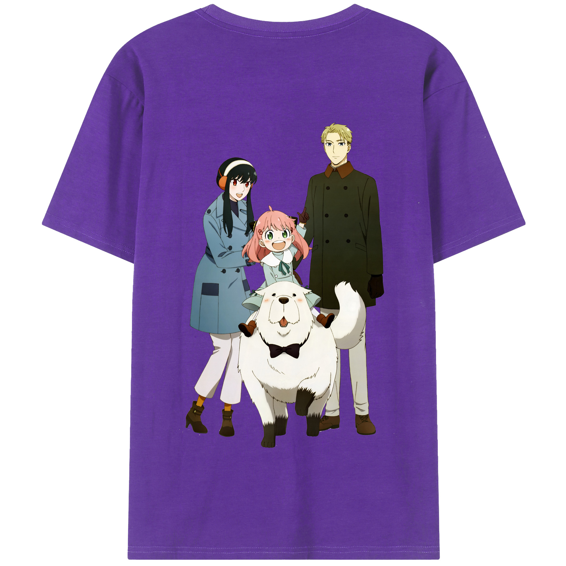 （画像用） SPY×FAMILY间谍家家酒 綿100％半袖Tシャツ（背面プリント）