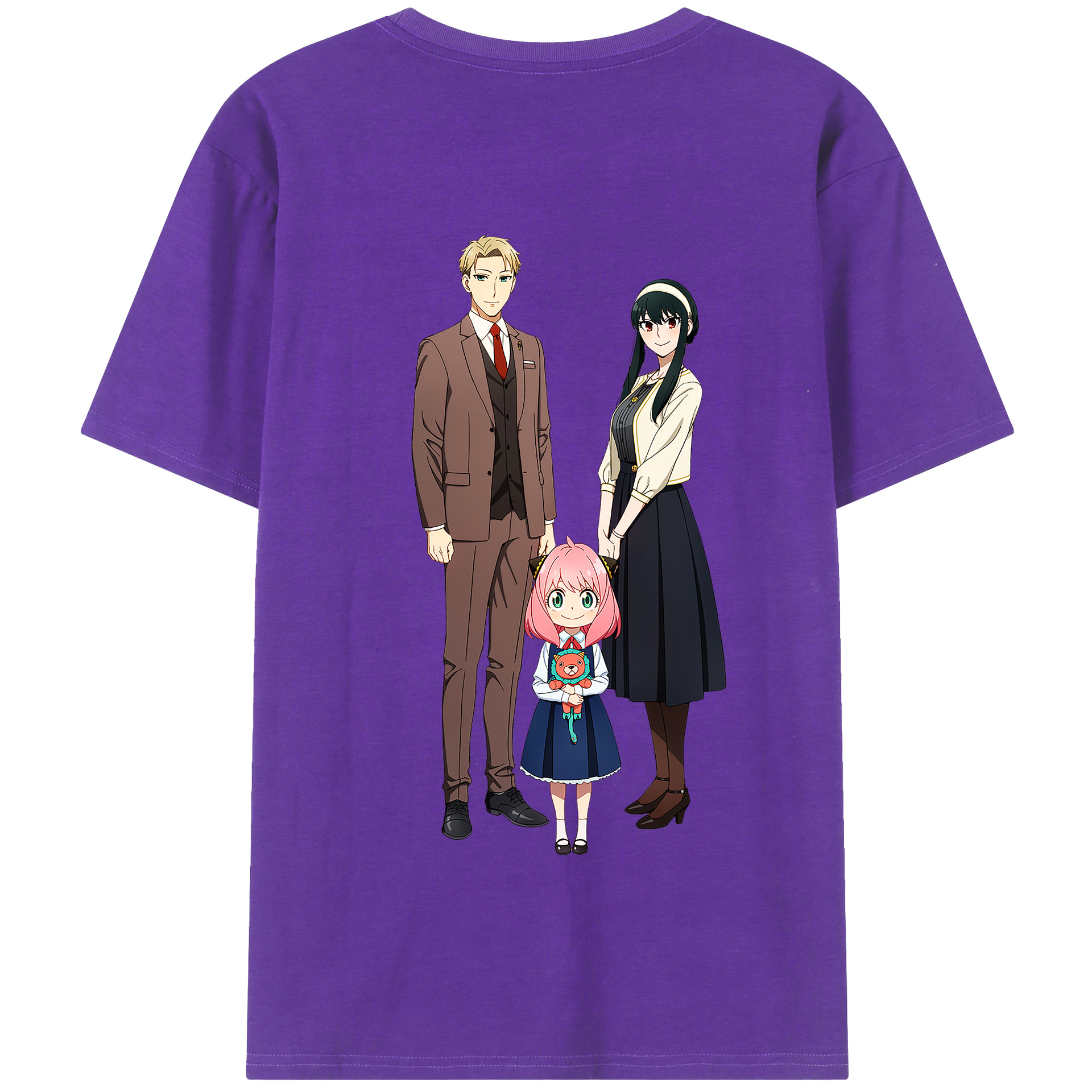 （画像用） SPY×FAMILY间谍家家酒 綿100％半袖Tシャツ（背面プリント）