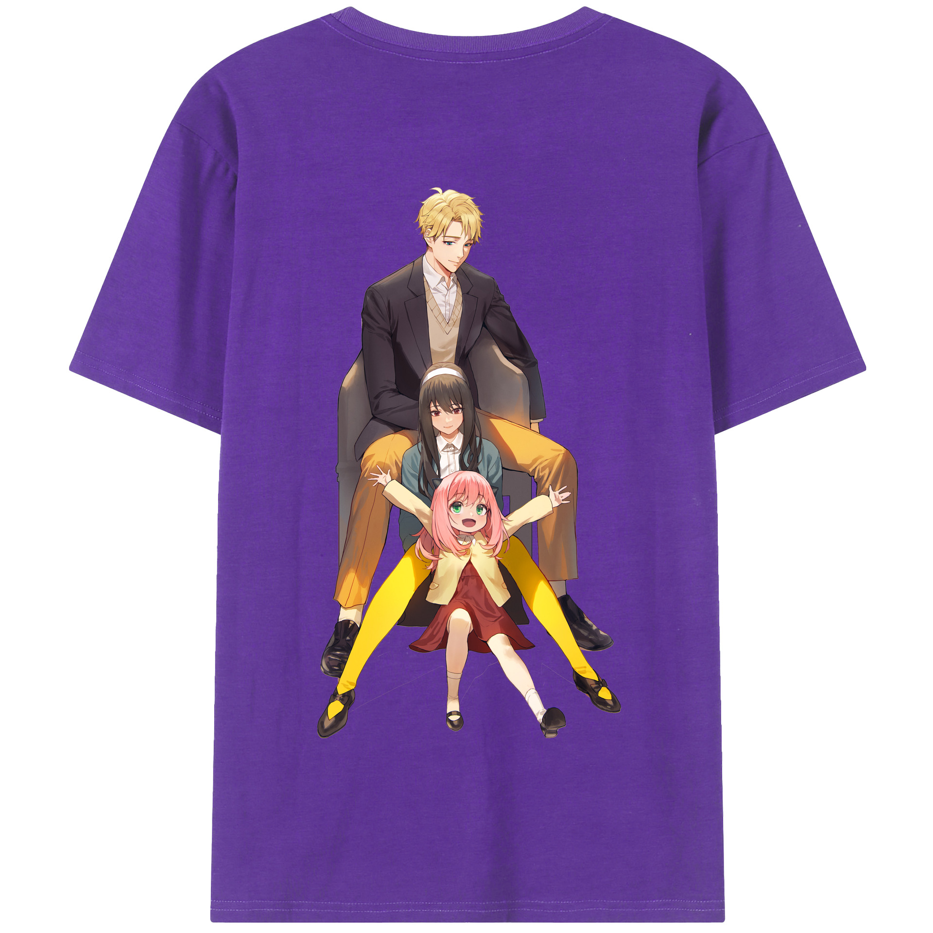 SPY×FAMILY间谍家家酒 綿100％半袖Tシャツ（背面プリント）