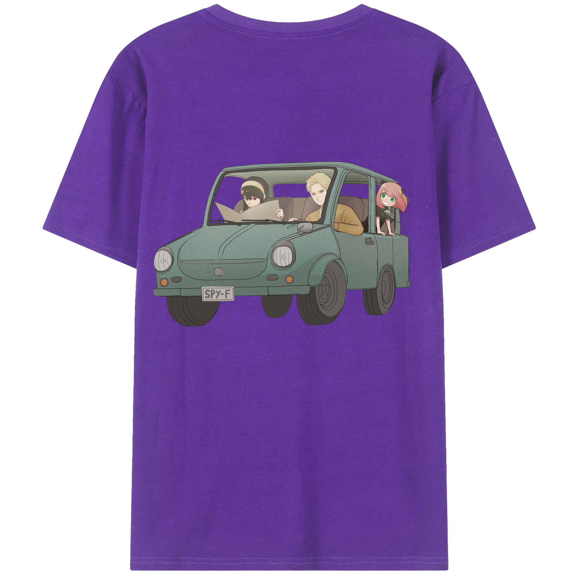 （画像用） SPY×FAMILY间谍家家酒 綿100％半袖Tシャツ（背面プリント）