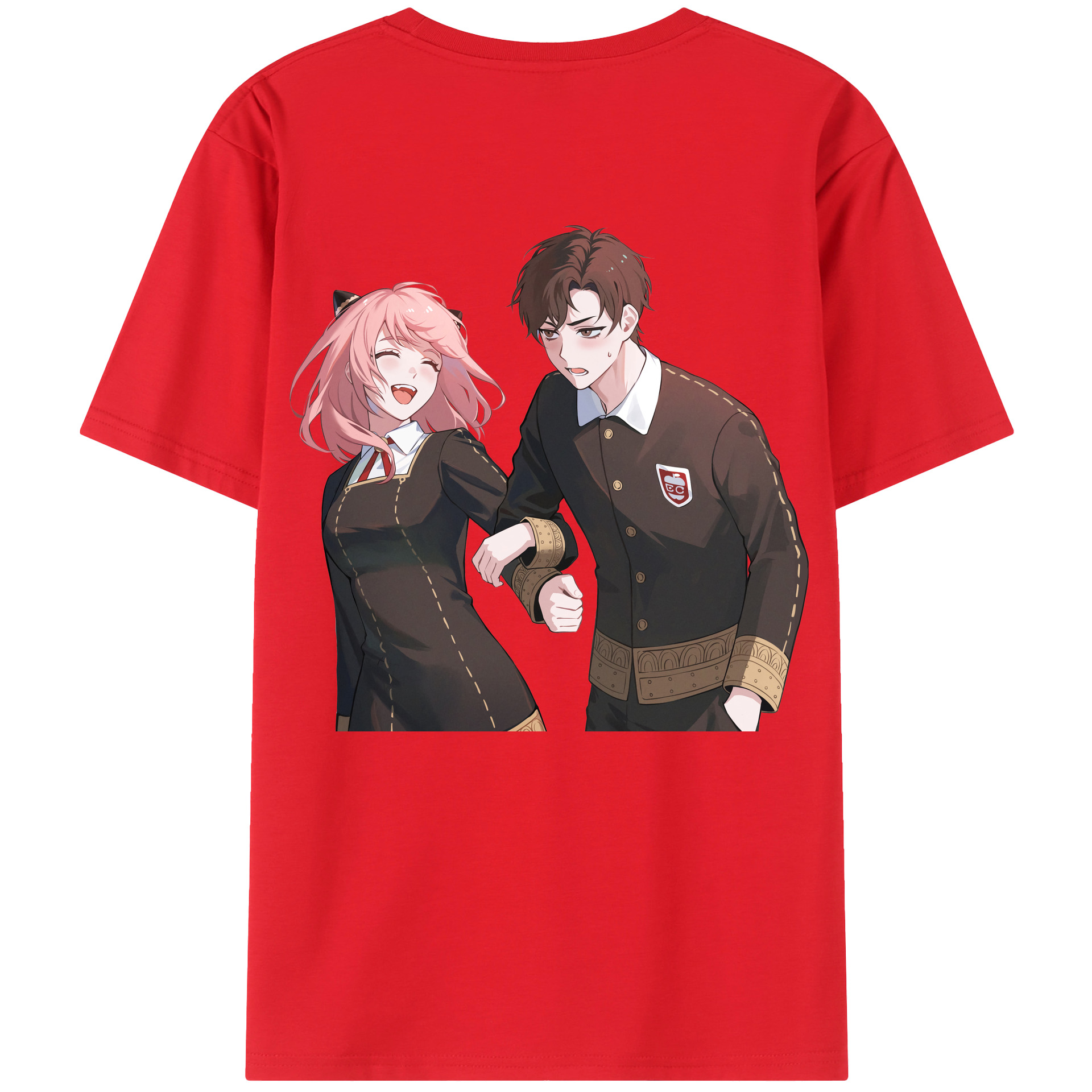 （画像用） SPY×FAMILY间谍家家酒 綿100％半袖Tシャツ（背面プリント）