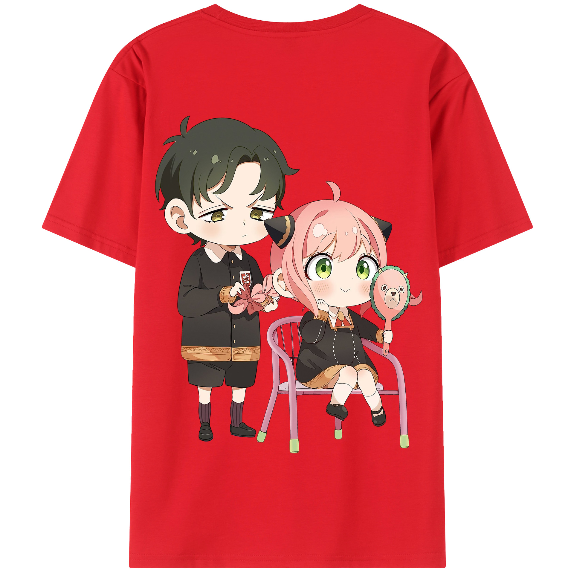（画像用） SPY×FAMILY间谍家家酒 綿100％半袖Tシャツ（背面プリント）