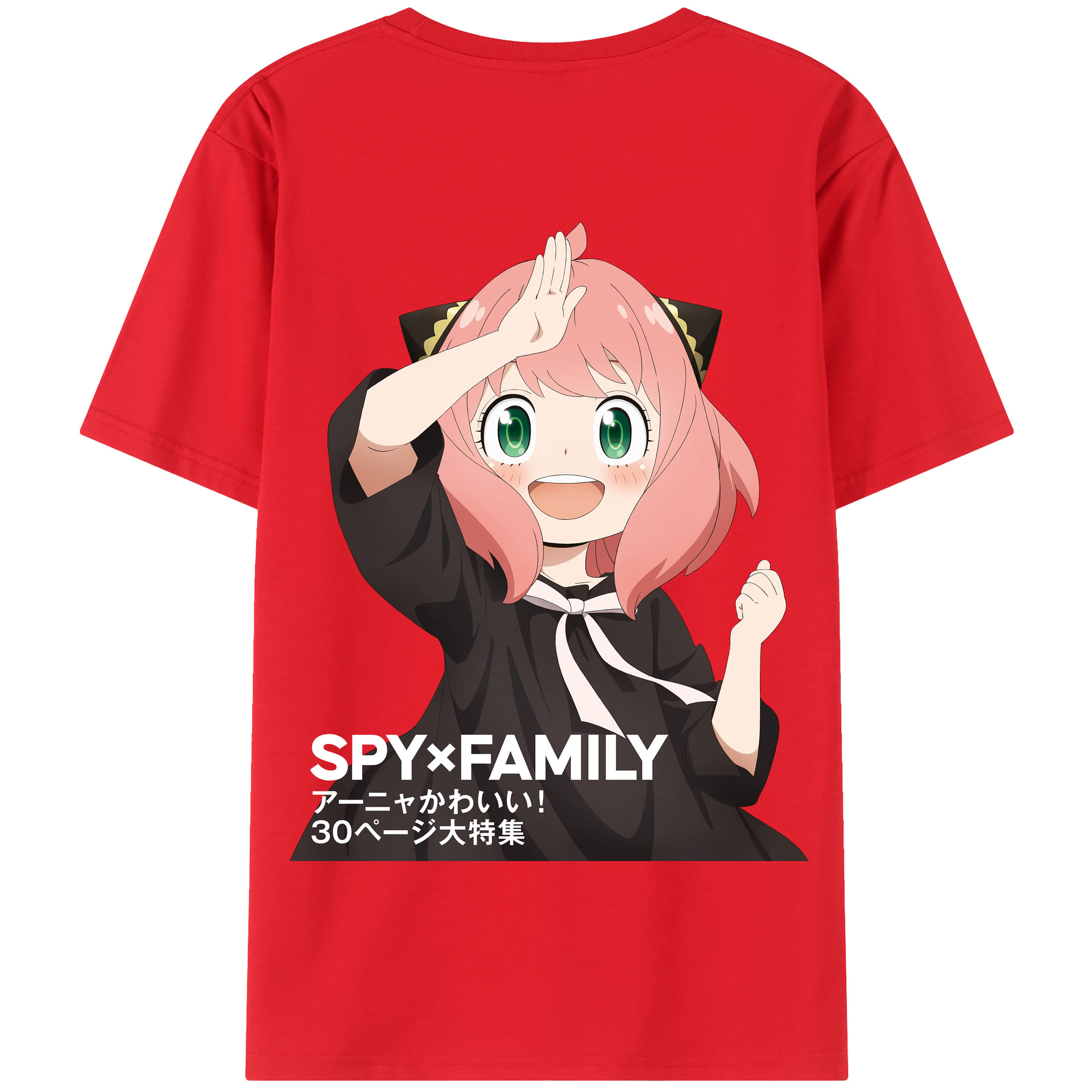 （画像用） SPY×FAMILY间谍家家酒 綿100％半袖Tシャツ（背面プリント）