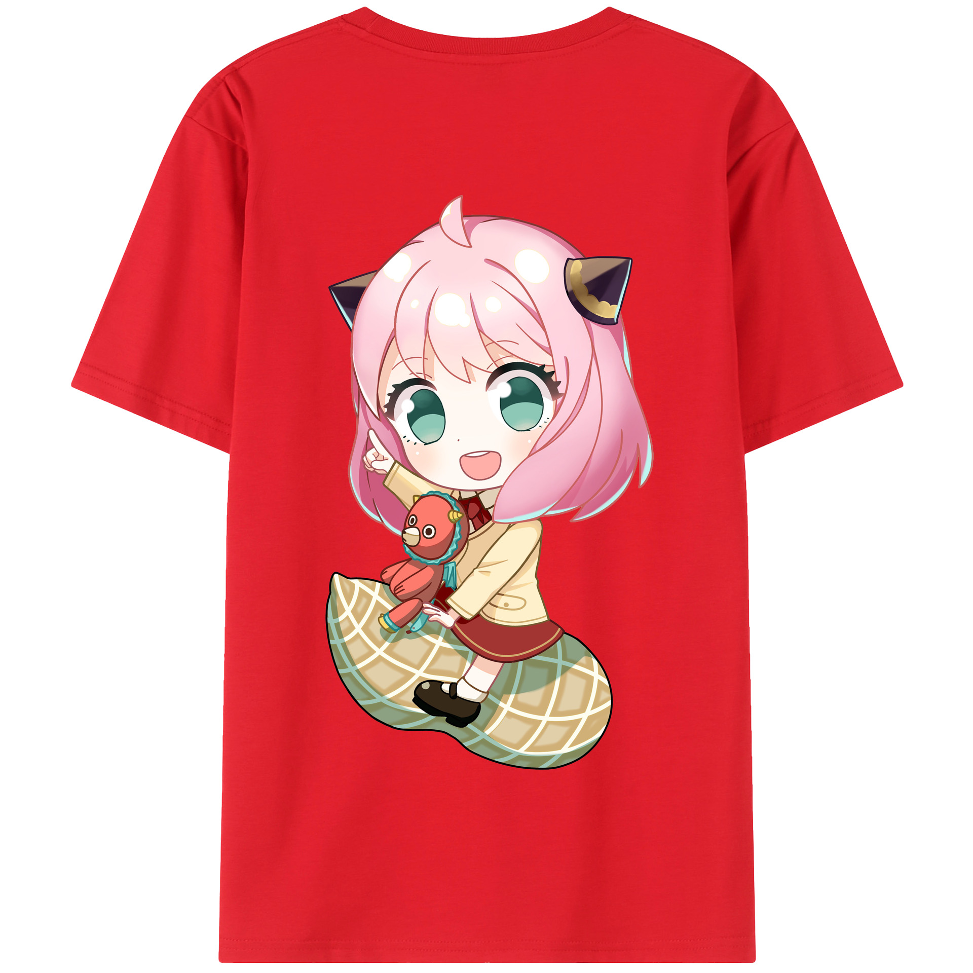 （画像用） SPY×FAMILY间谍家家酒 綿100％半袖Tシャツ（背面プリント）