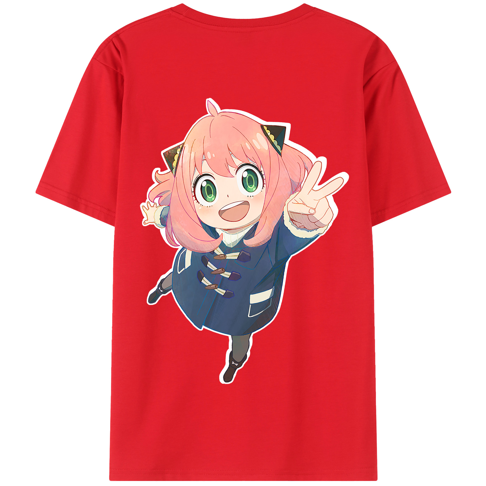 （画像用） SPY×FAMILY间谍家家酒 綿100％半袖Tシャツ（背面プリント）