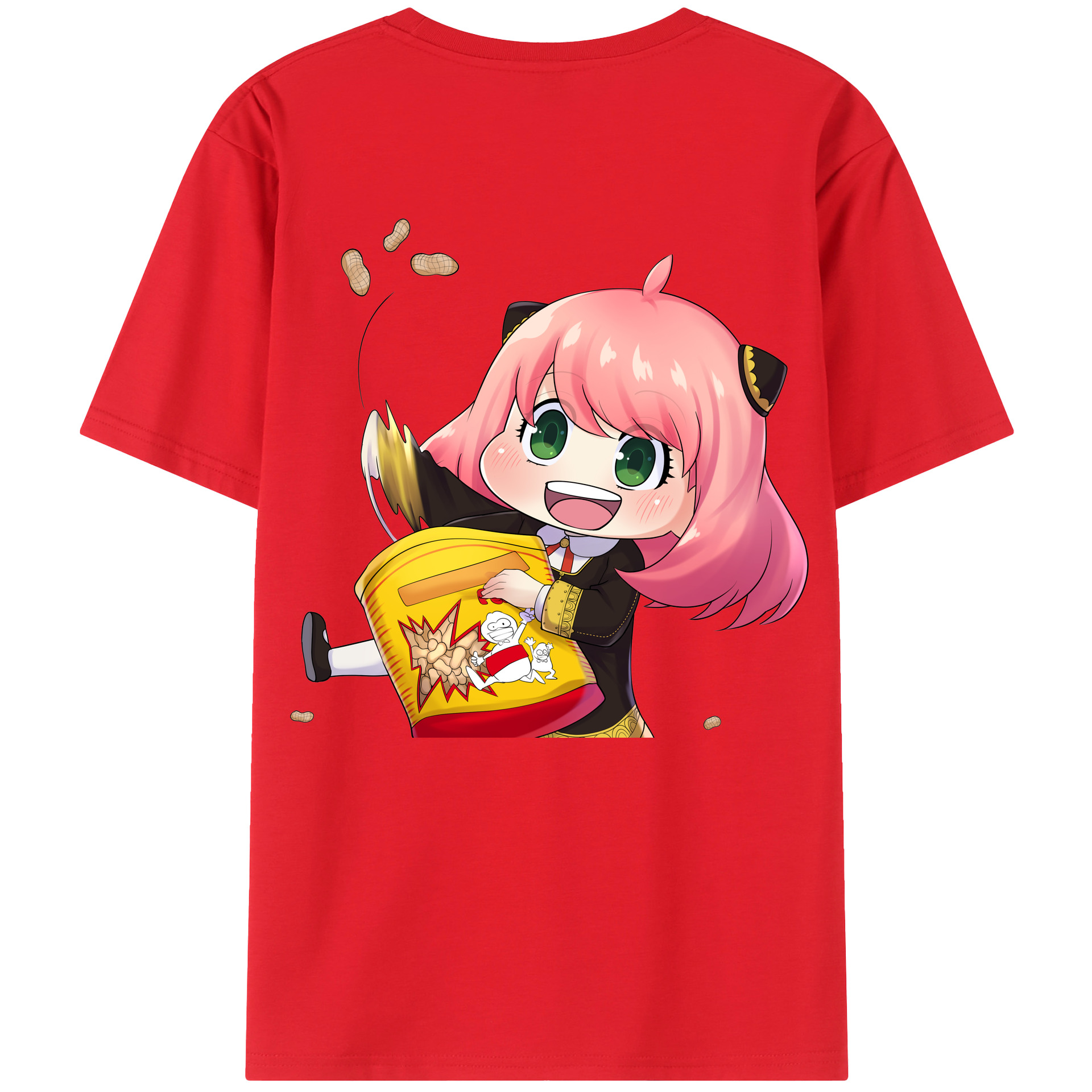 （画像用） SPY×FAMILY间谍家家酒 綿100％半袖Tシャツ（背面プリント）