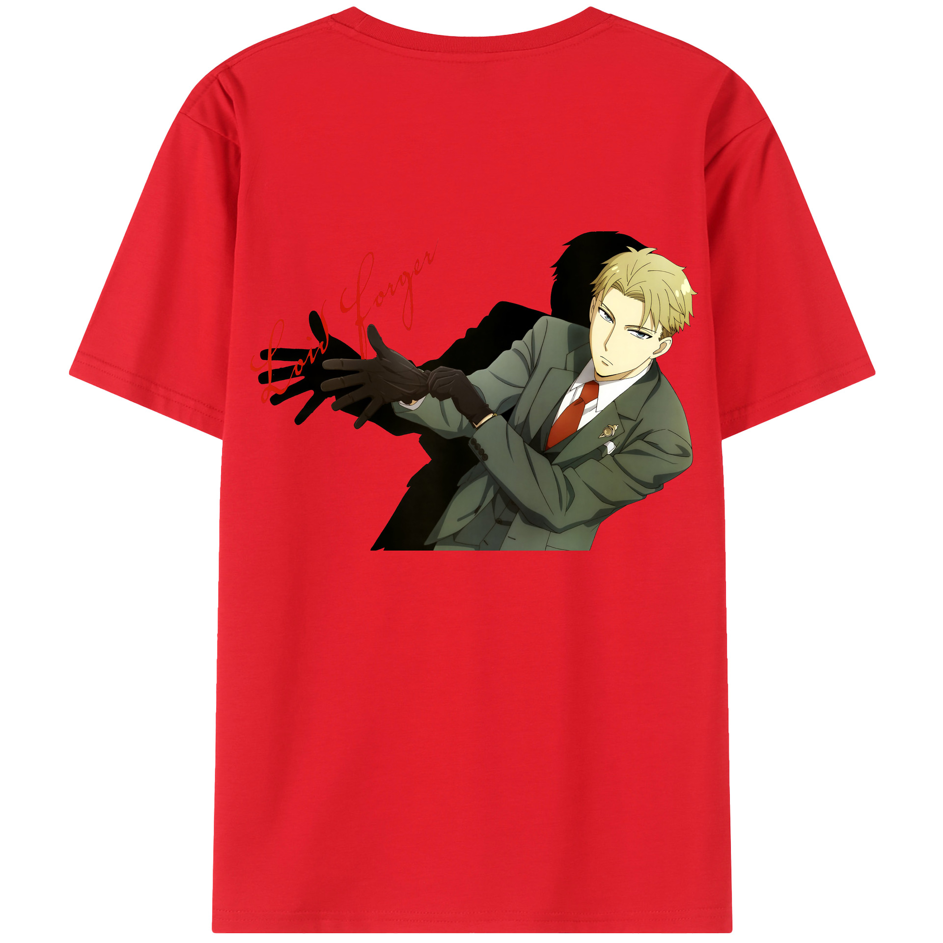 （画像用） SPY×FAMILY间谍家家酒 綿100％半袖Tシャツ（背面プリント）