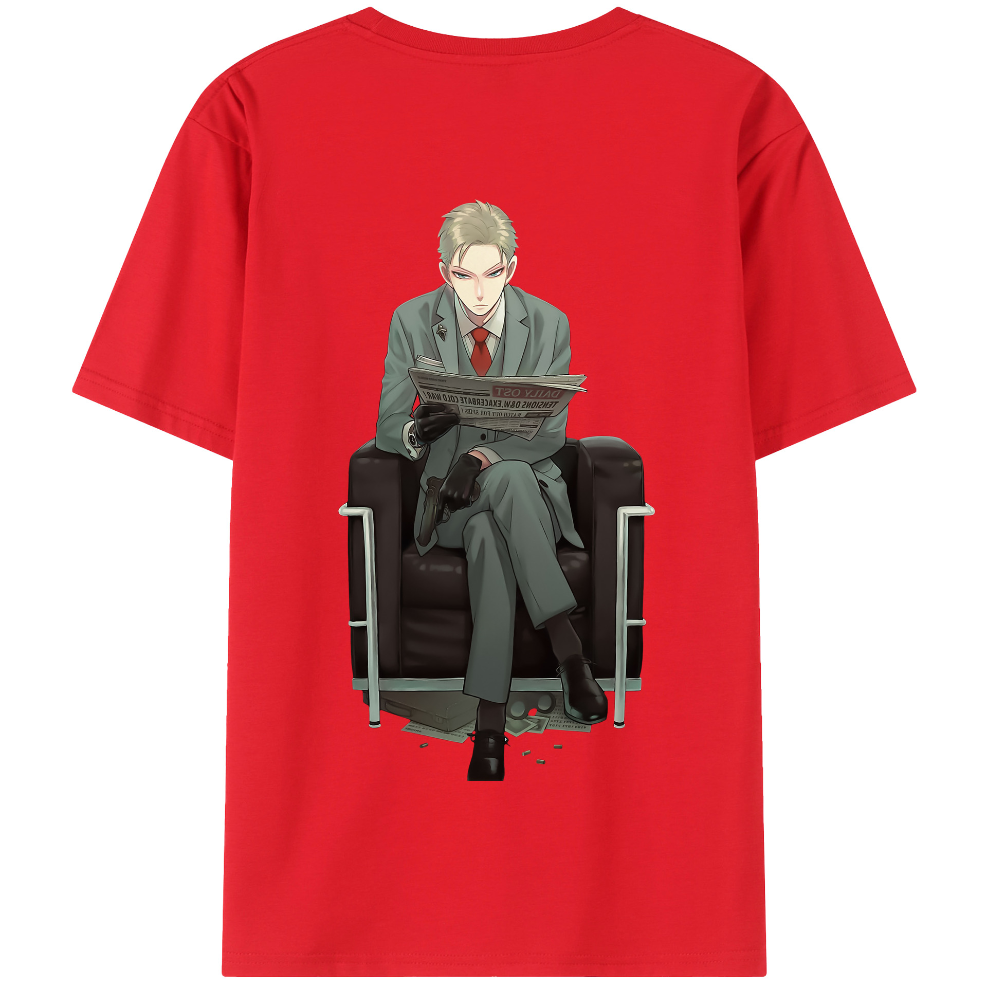 （画像用） SPY×FAMILY间谍家家酒 綿100％半袖Tシャツ（背面プリント）