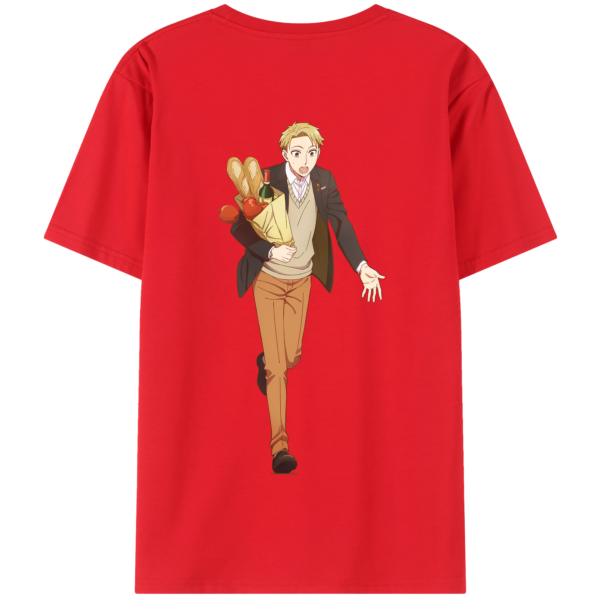 （画像用） SPY×FAMILY间谍家家酒 綿100％半袖Tシャツ（背面プリント）