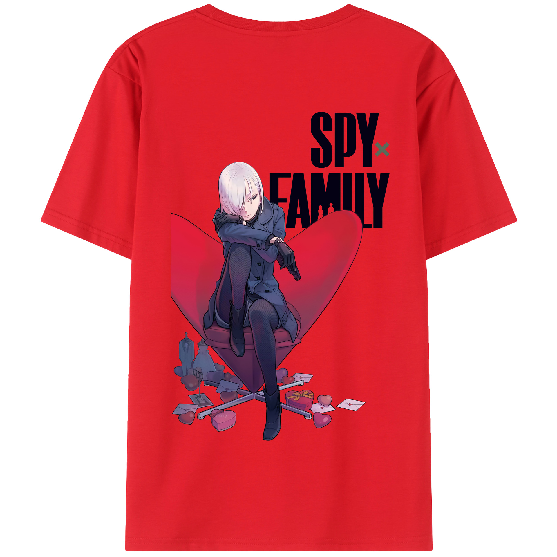 （画像用） SPY×FAMILY间谍家家酒 綿100％半袖Tシャツ（背面プリント）