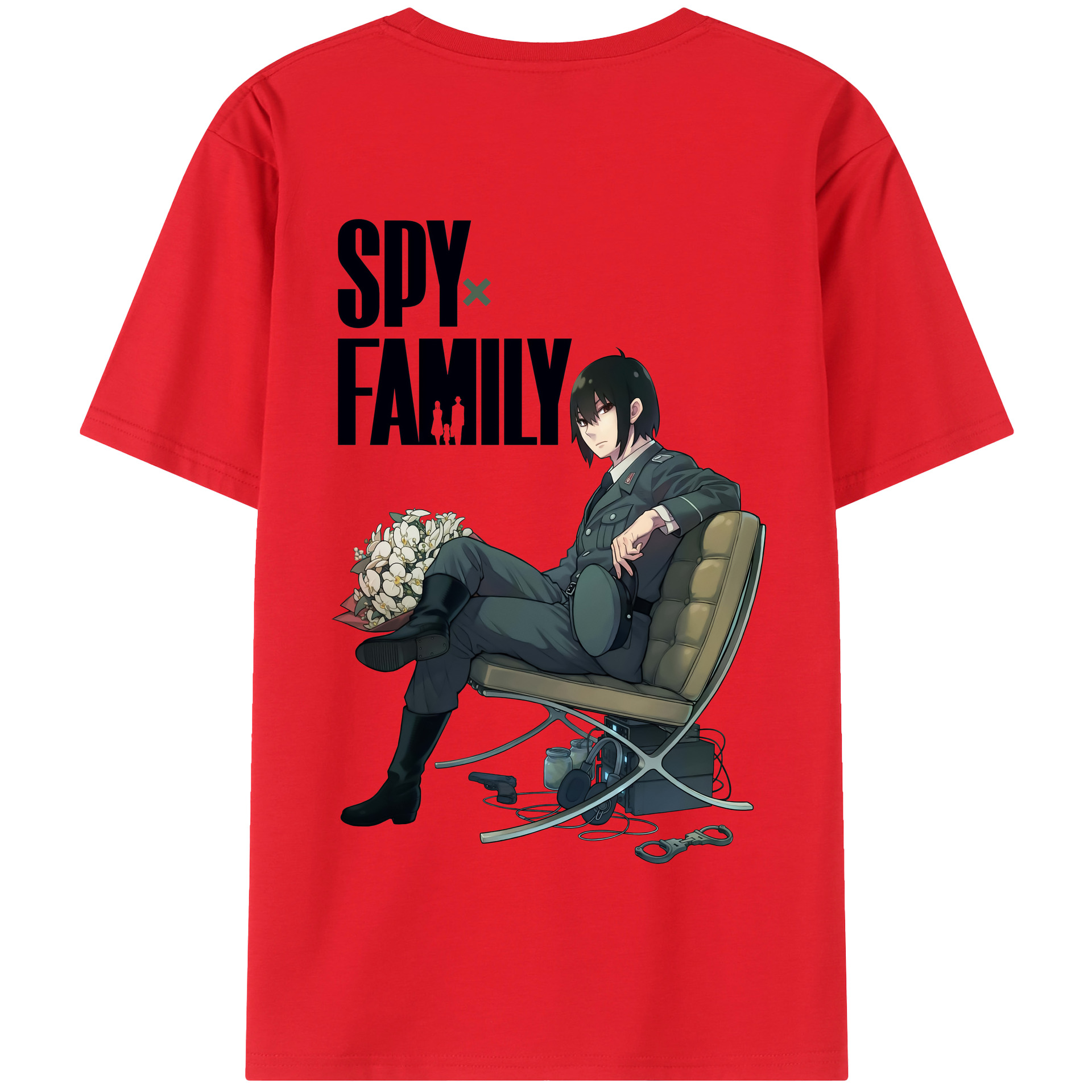 （画像用） SPY×FAMILY间谍家家酒 綿100％半袖Tシャツ（背面プリント）