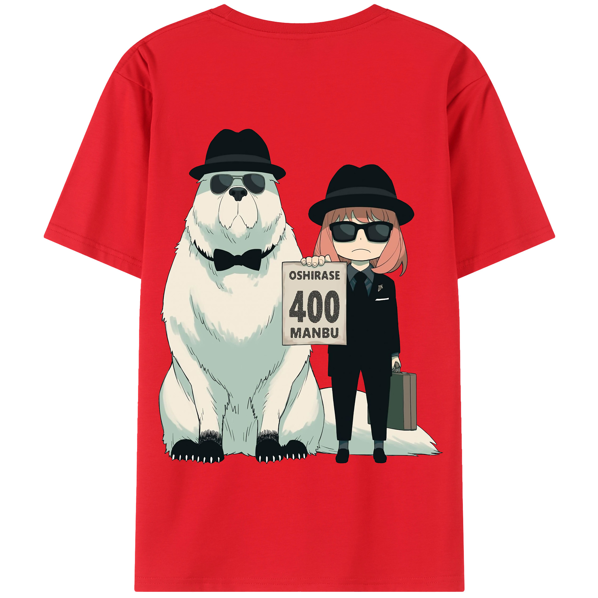 （画像用） SPY×FAMILY间谍家家酒 綿100％半袖Tシャツ（背面プリント）