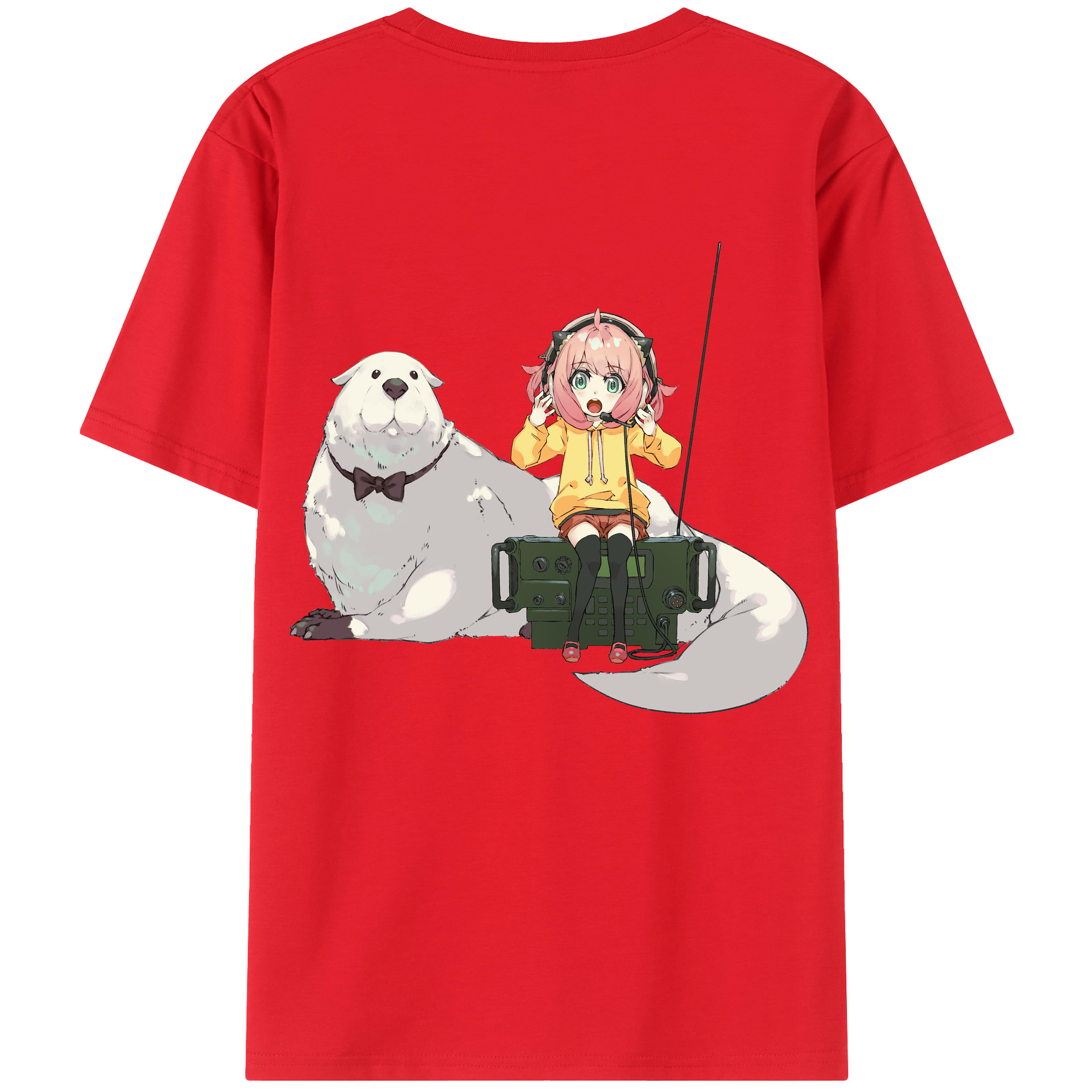 （画像用） SPY×FAMILY间谍家家酒 綿100％半袖Tシャツ（背面プリント）