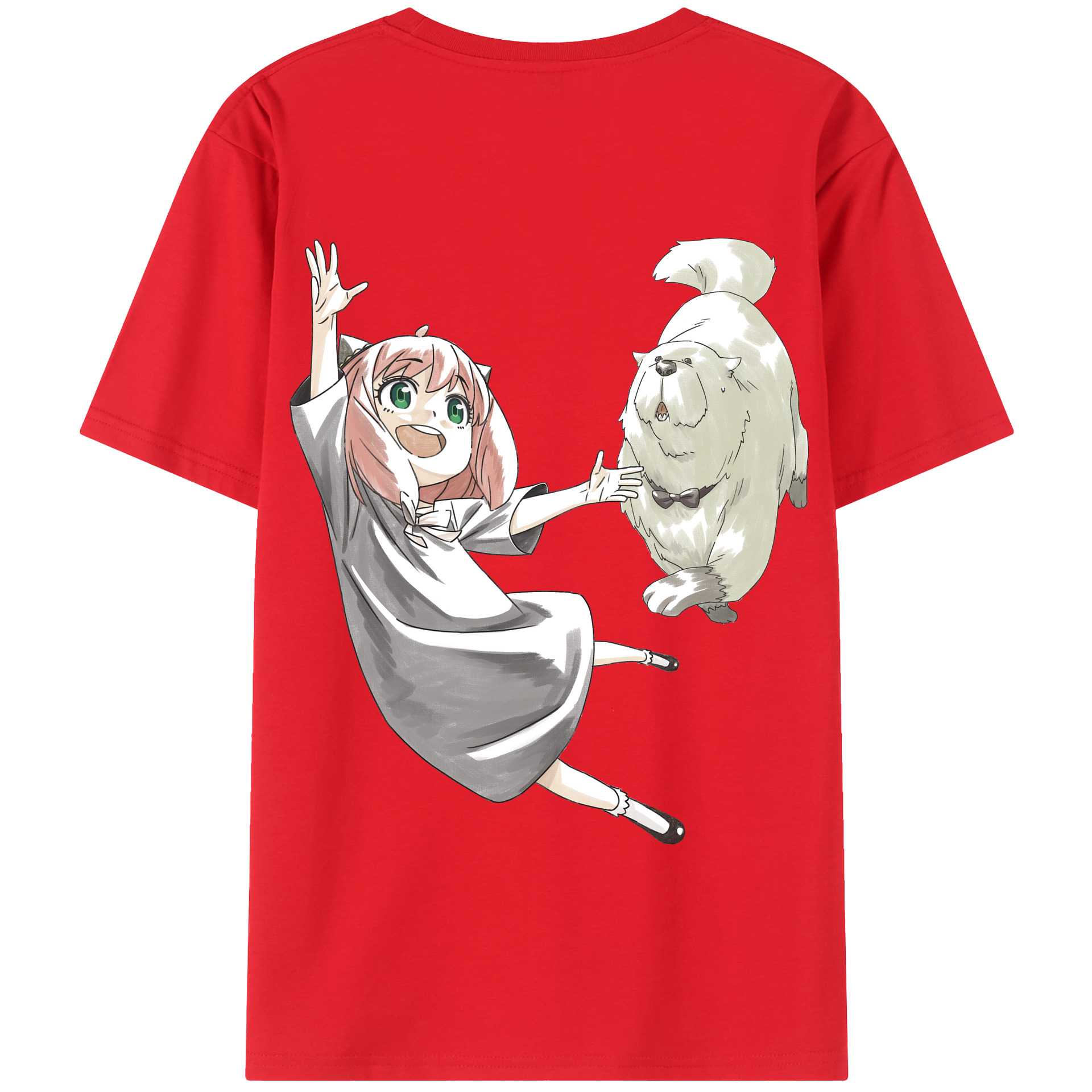 （画像用） SPY×FAMILY间谍家家酒 綿100％半袖Tシャツ（背面プリント）