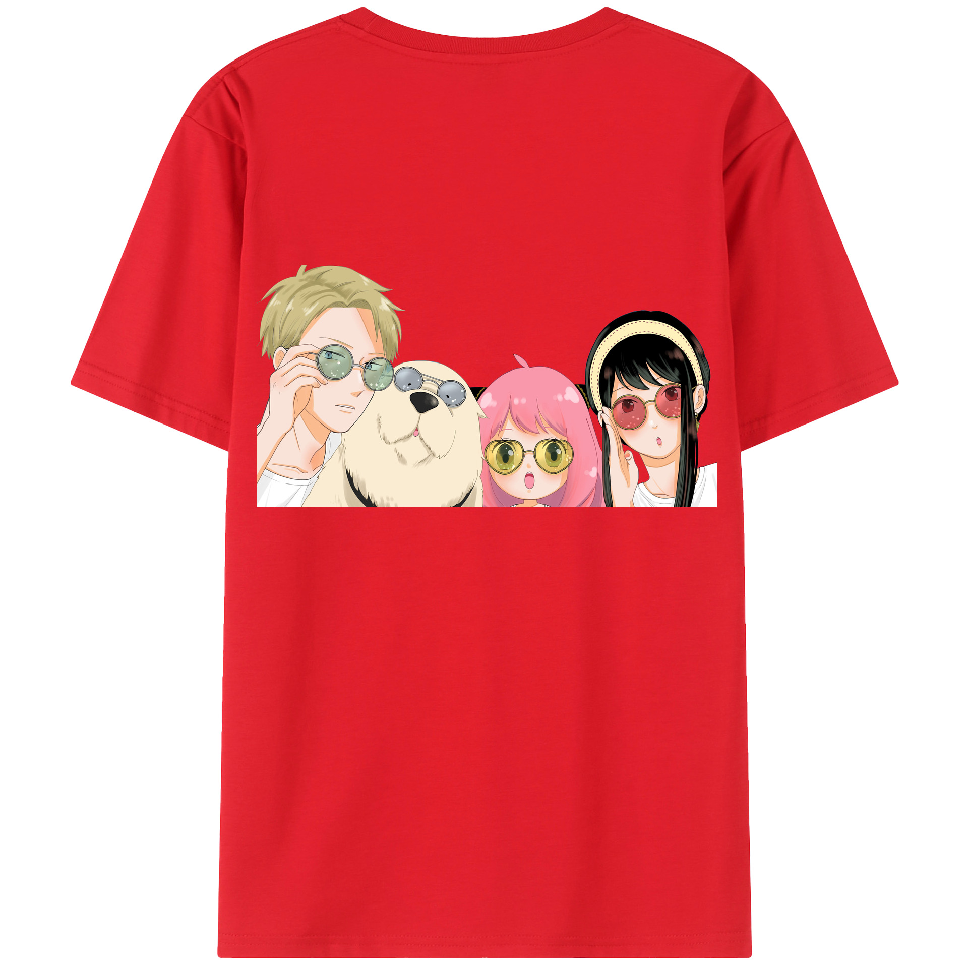 （画像用） SPY×FAMILY间谍家家酒 綿100％半袖Tシャツ（背面プリント）