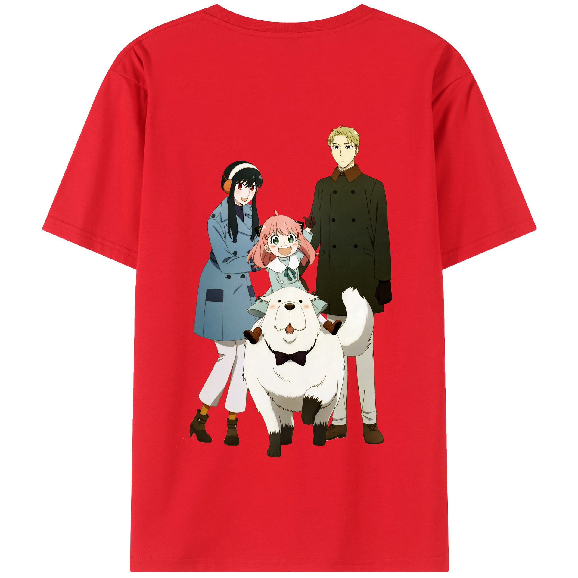 （画像用） SPY×FAMILY间谍家家酒 綿100％半袖Tシャツ（背面プリント）