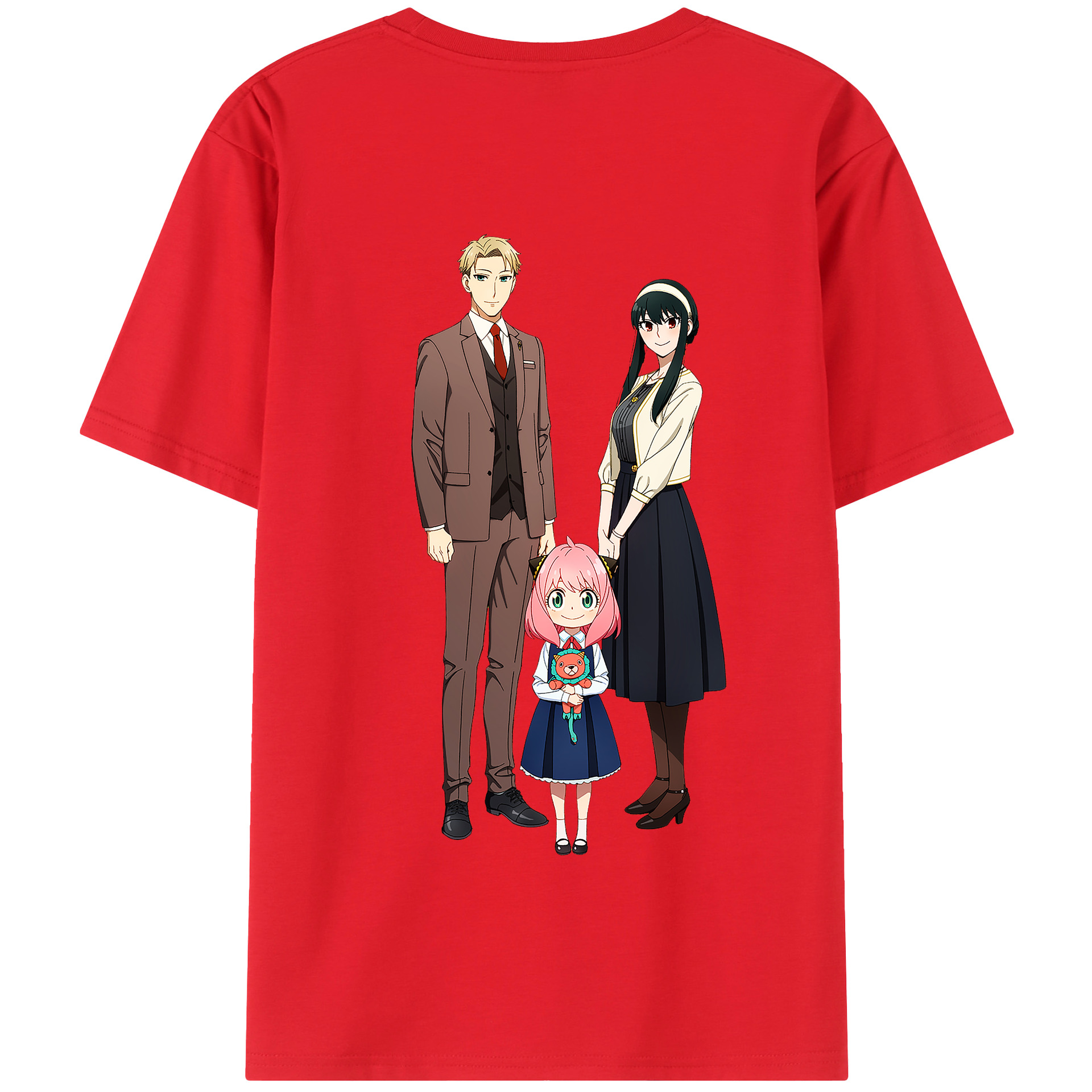 （画像用） SPY×FAMILY间谍家家酒 綿100％半袖Tシャツ（背面プリント）