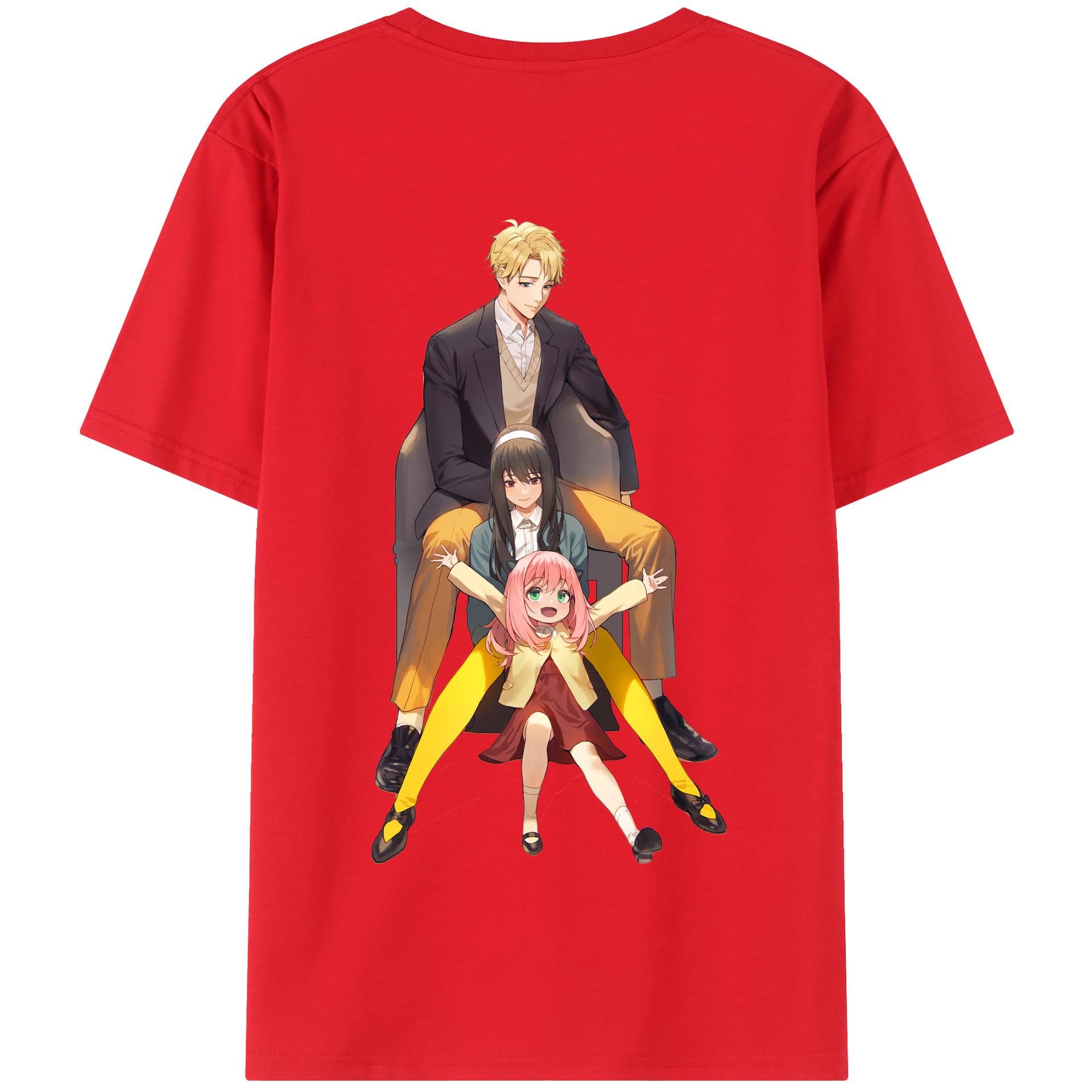 SPY×FAMILY间谍家家酒 綿100％半袖Tシャツ（背面プリント）