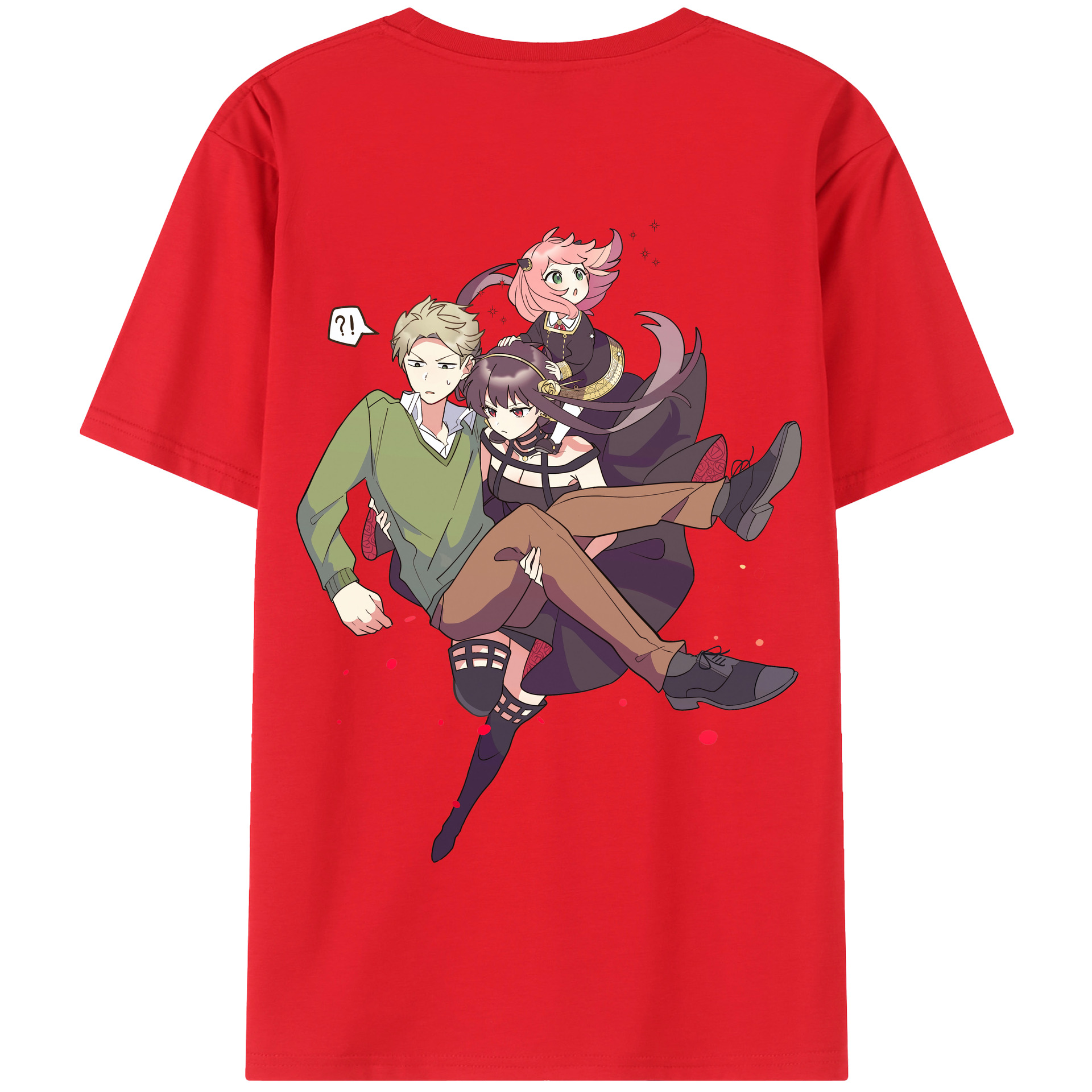 （画像用） SPY×FAMILY间谍家家酒 綿100％半袖Tシャツ（背面プリント）