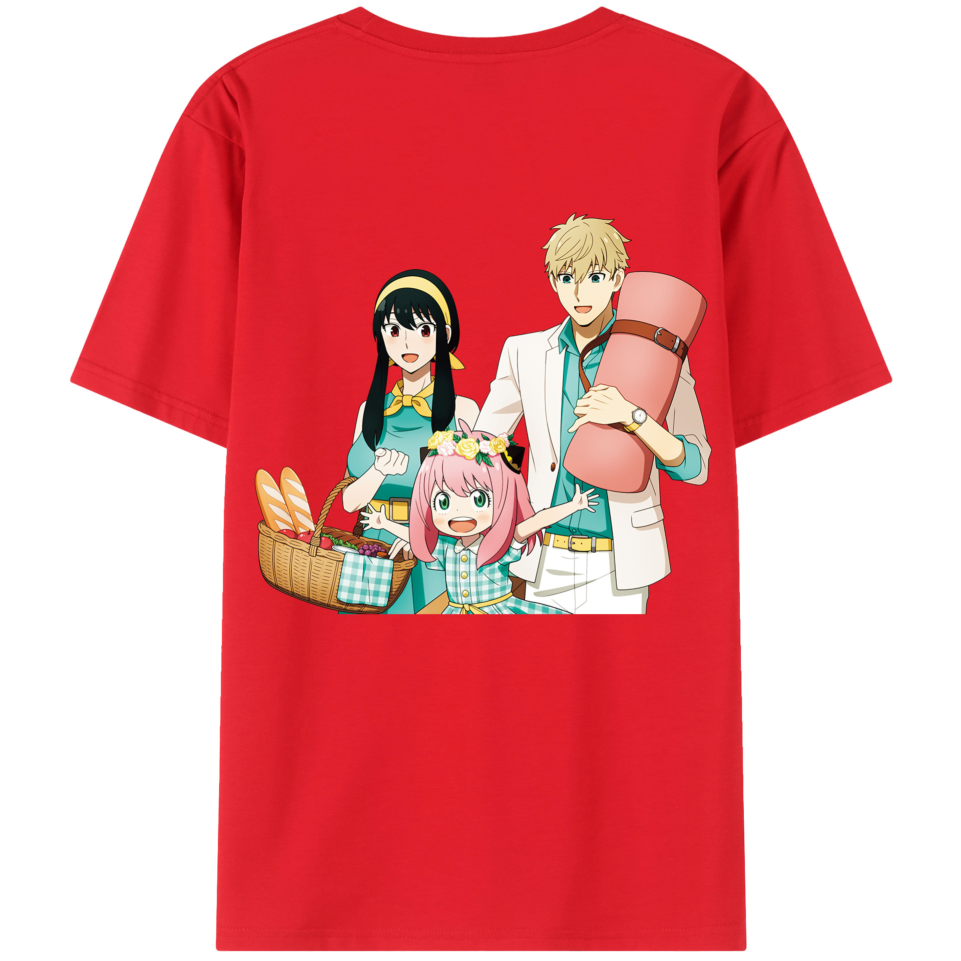 （画像用） SPY×FAMILY间谍家家酒 綿100％半袖Tシャツ（背面プリント）