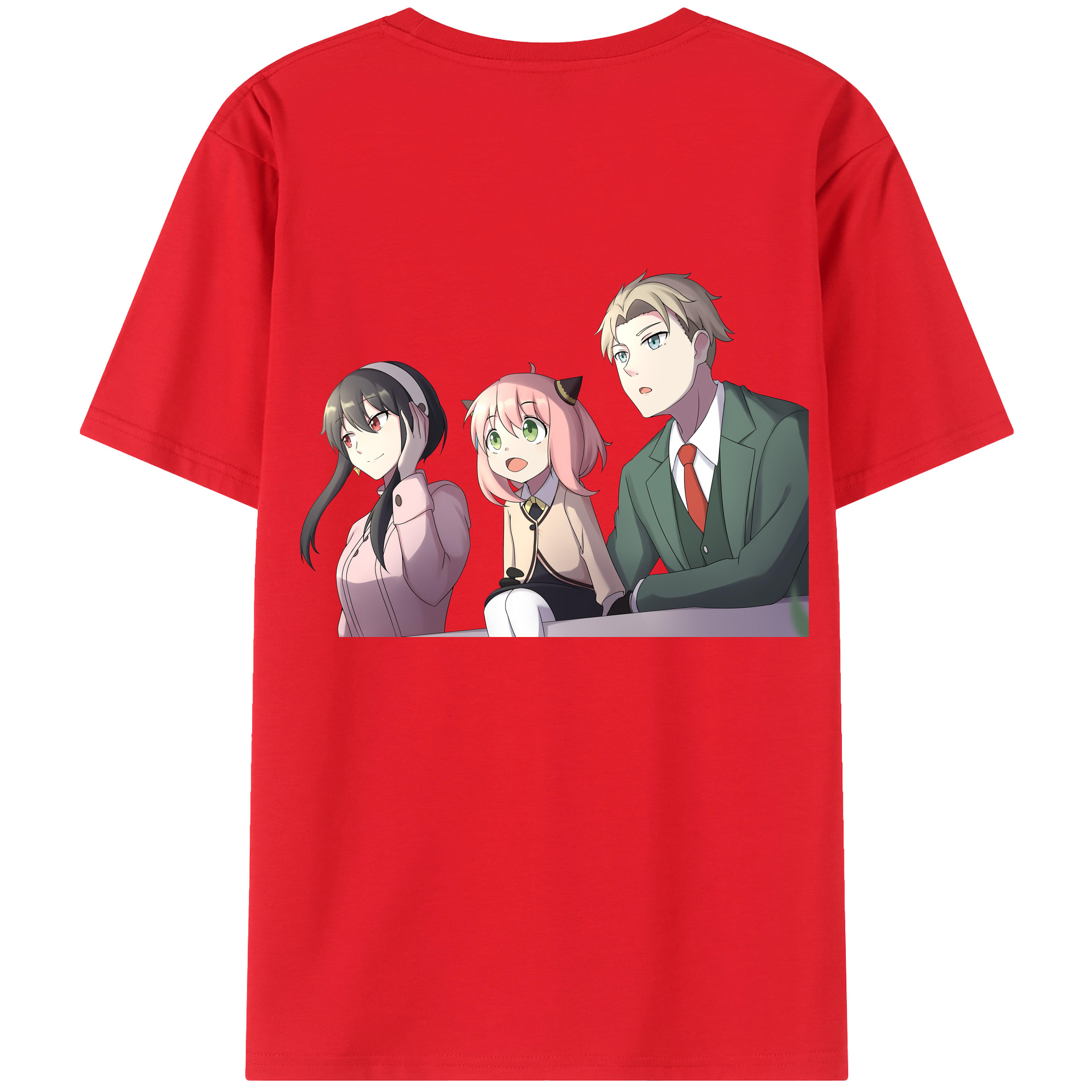 （画像用） SPY×FAMILY间谍家家酒 綿100％半袖Tシャツ（背面プリント）