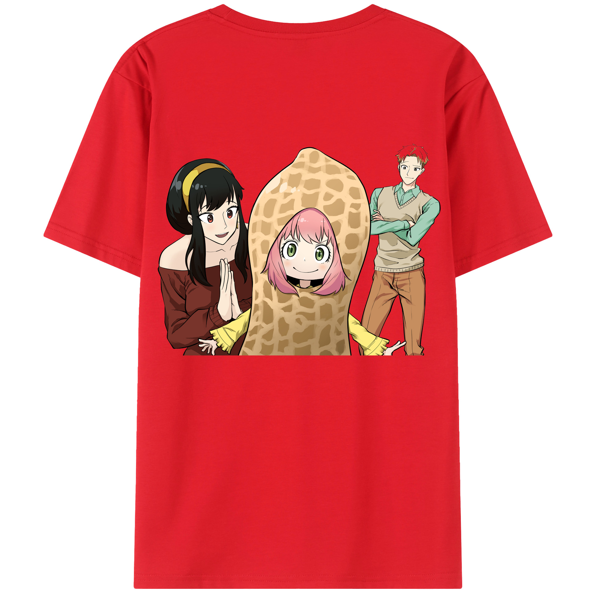 （画像用） SPY×FAMILY间谍家家酒 綿100％半袖Tシャツ（背面プリント）
