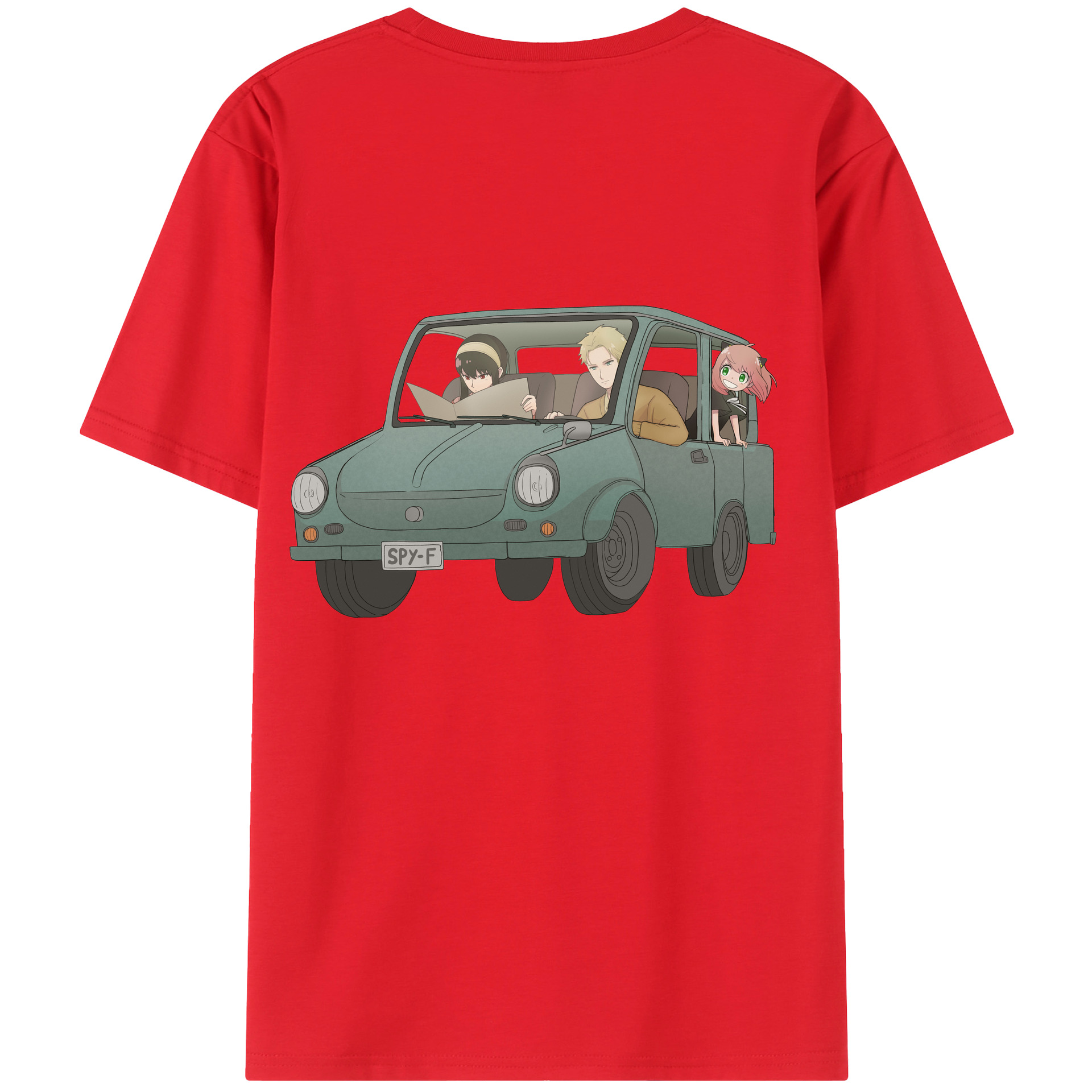 （画像用） SPY×FAMILY间谍家家酒 綿100％半袖Tシャツ（背面プリント）